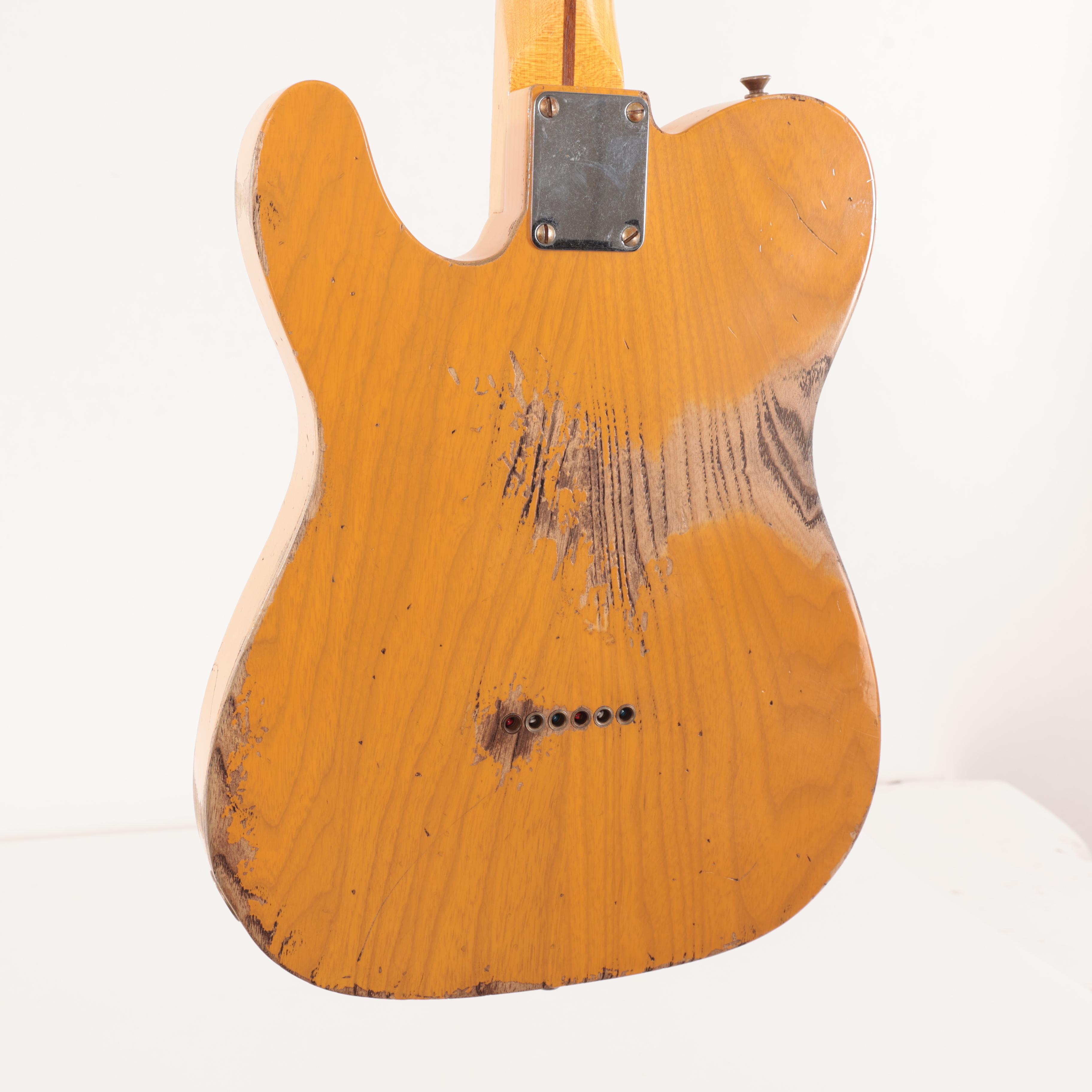 Second Hand Fender Custom Shop Thinline Tele Heavy Relic in Butterscotch 851 - SH-114-1851 (5).jpg