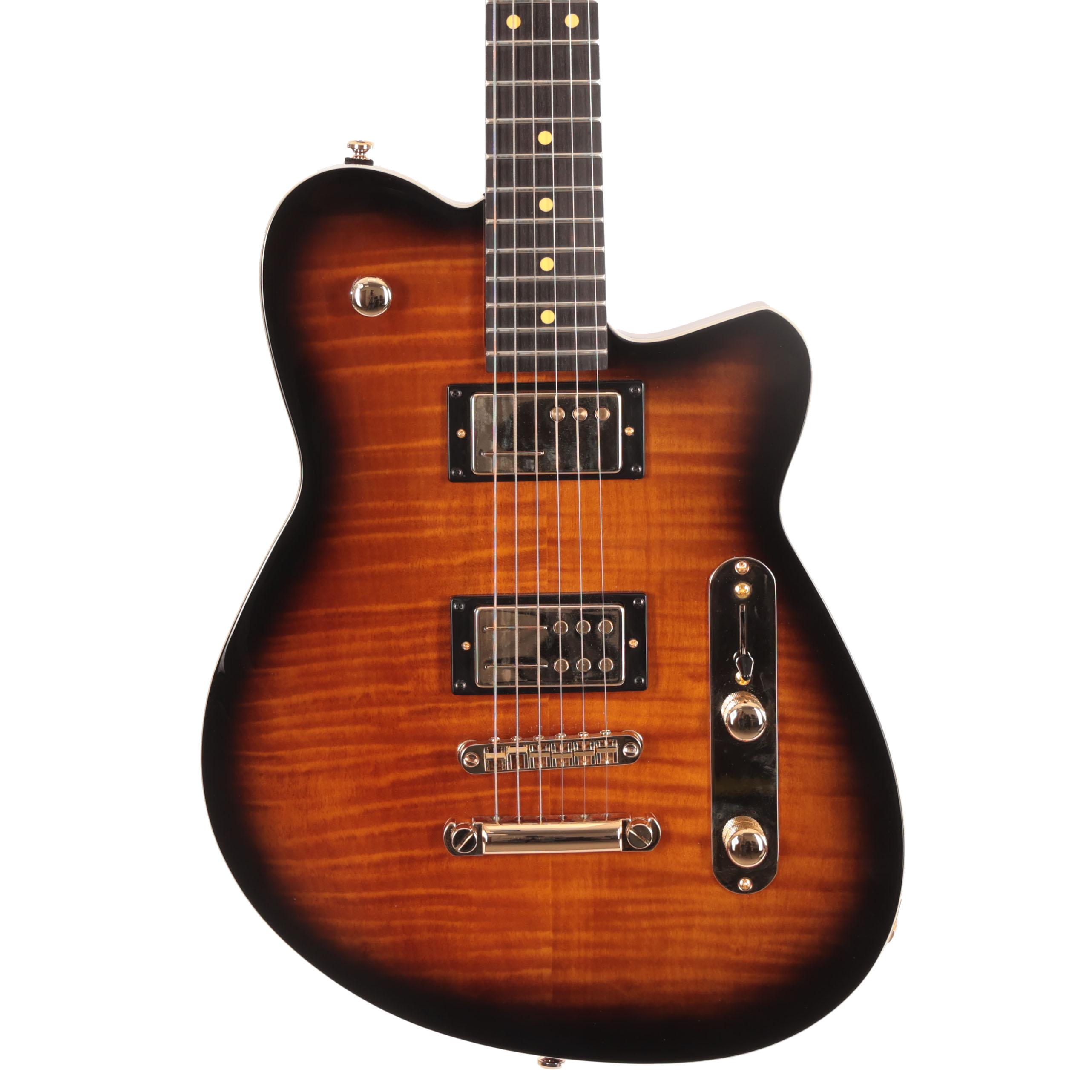 Second Hand Reverend Charger RA FM Electric Guitar in Coffee Burst 781 - SH-130-0781 (2).jpg