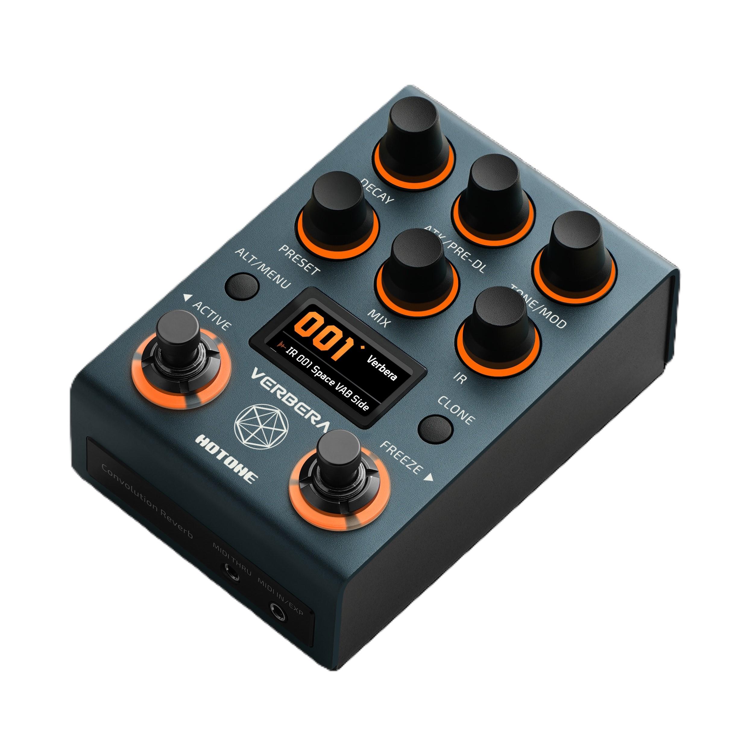 Hotone Verbera Convolution Dual Reverb Pedal - Verbera_Perspective_With Screen_Hi_V01_white 250425.jpg