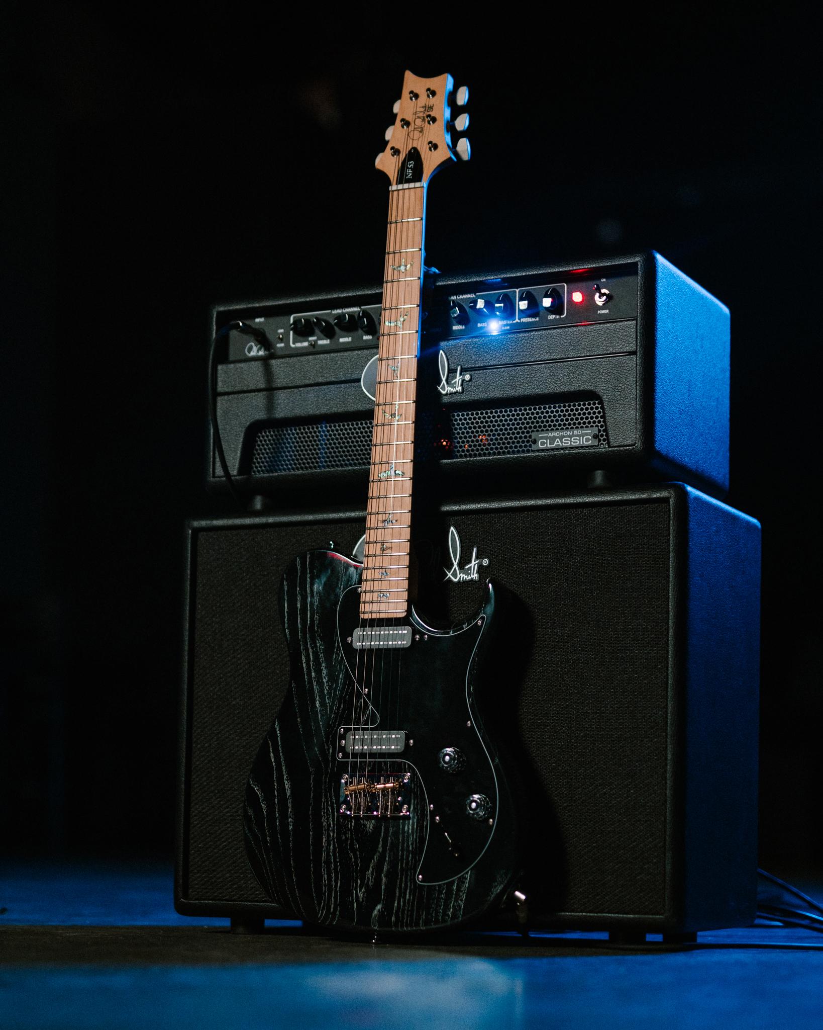 PRS SE NF 53 Electric Guitar in Black Doghair, Maple Fingerboard - SE NF 53-9.jpg