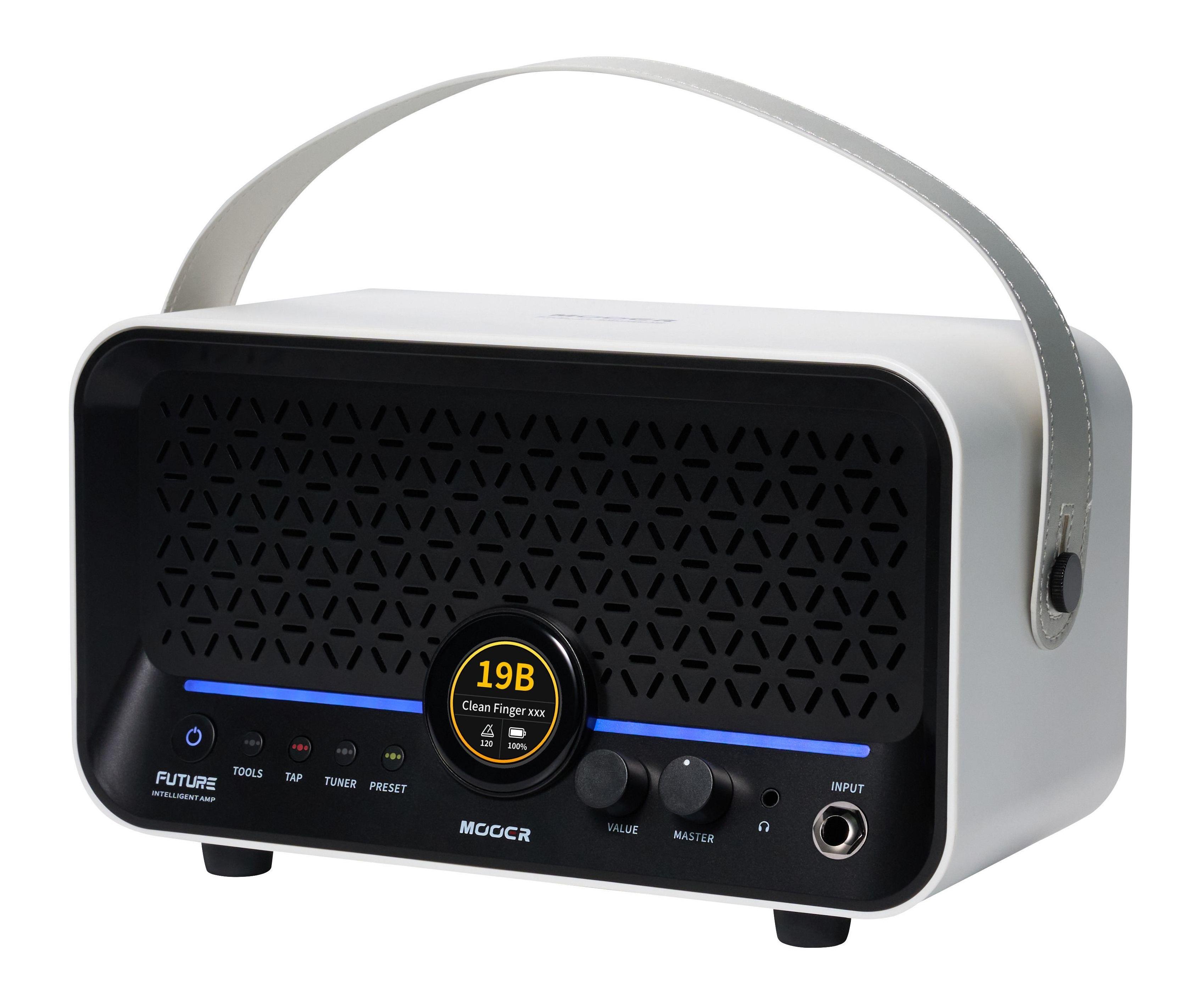MOOER F15i Li Intelligent Desktop Amp with Lithium Battery in White - F15i Li-white (1)_compressed__61494.jpg