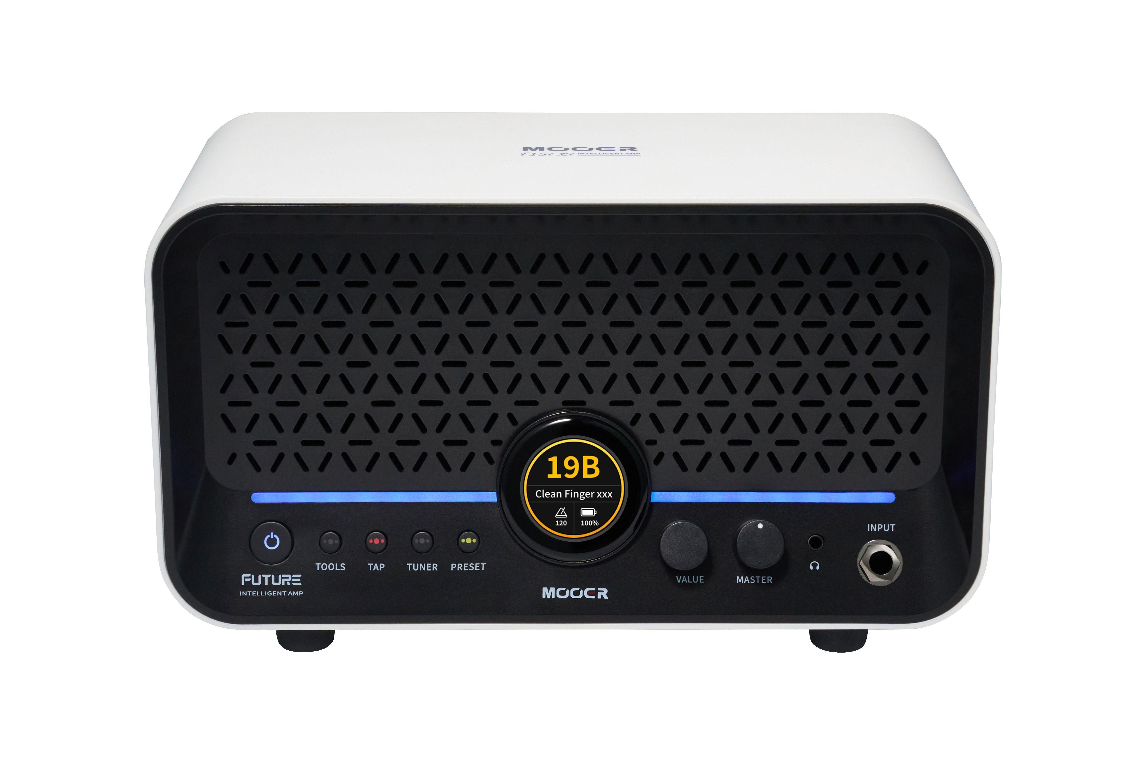 MOOER F15i Li Intelligent Desktop Amp with Lithium Battery in White - F15i Li-white (6)_compressed.jpg