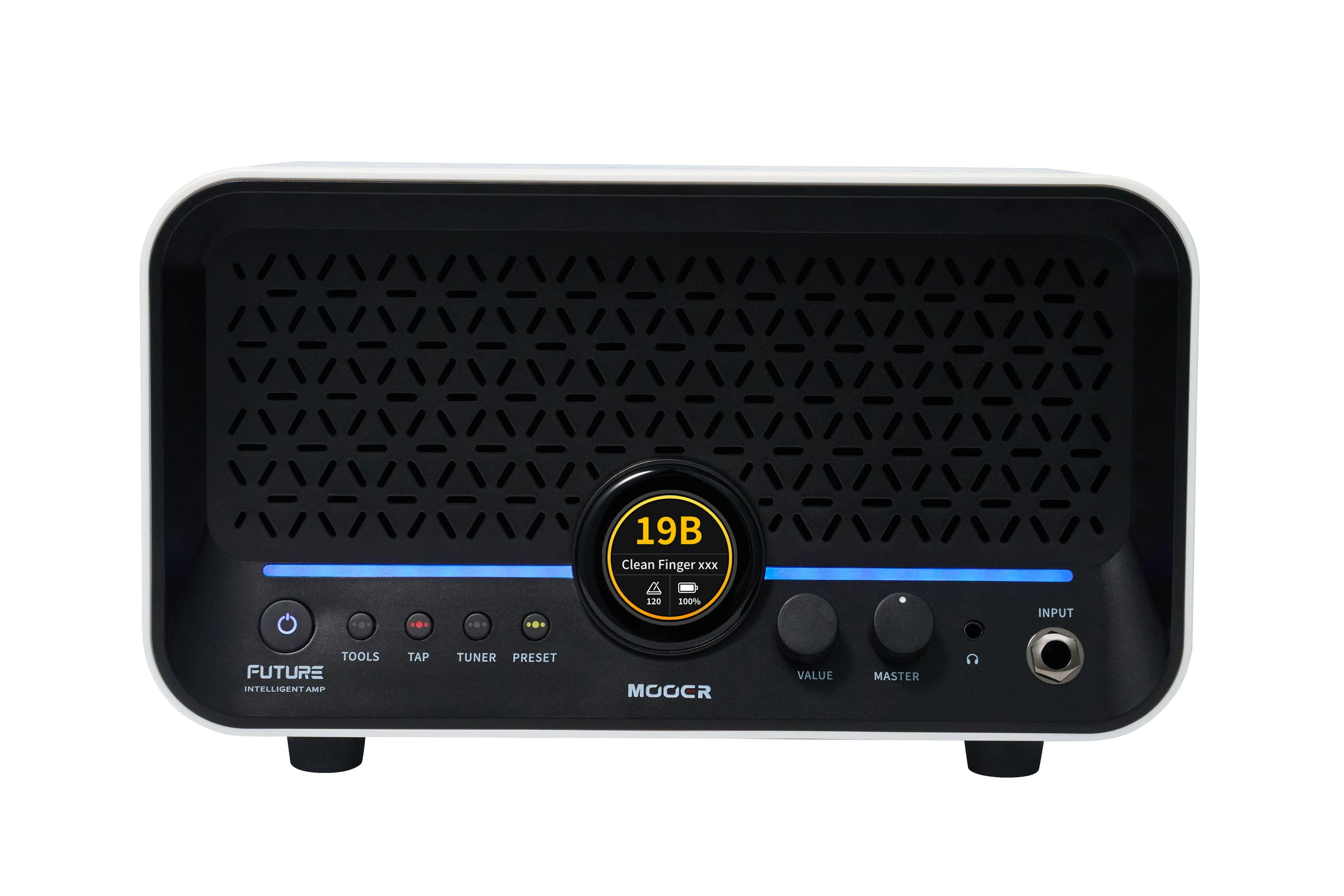 MOOER F15i Li Intelligent Desktop Amp with Lithium Battery in White - F15i Li-white (9)_compressed.jpg