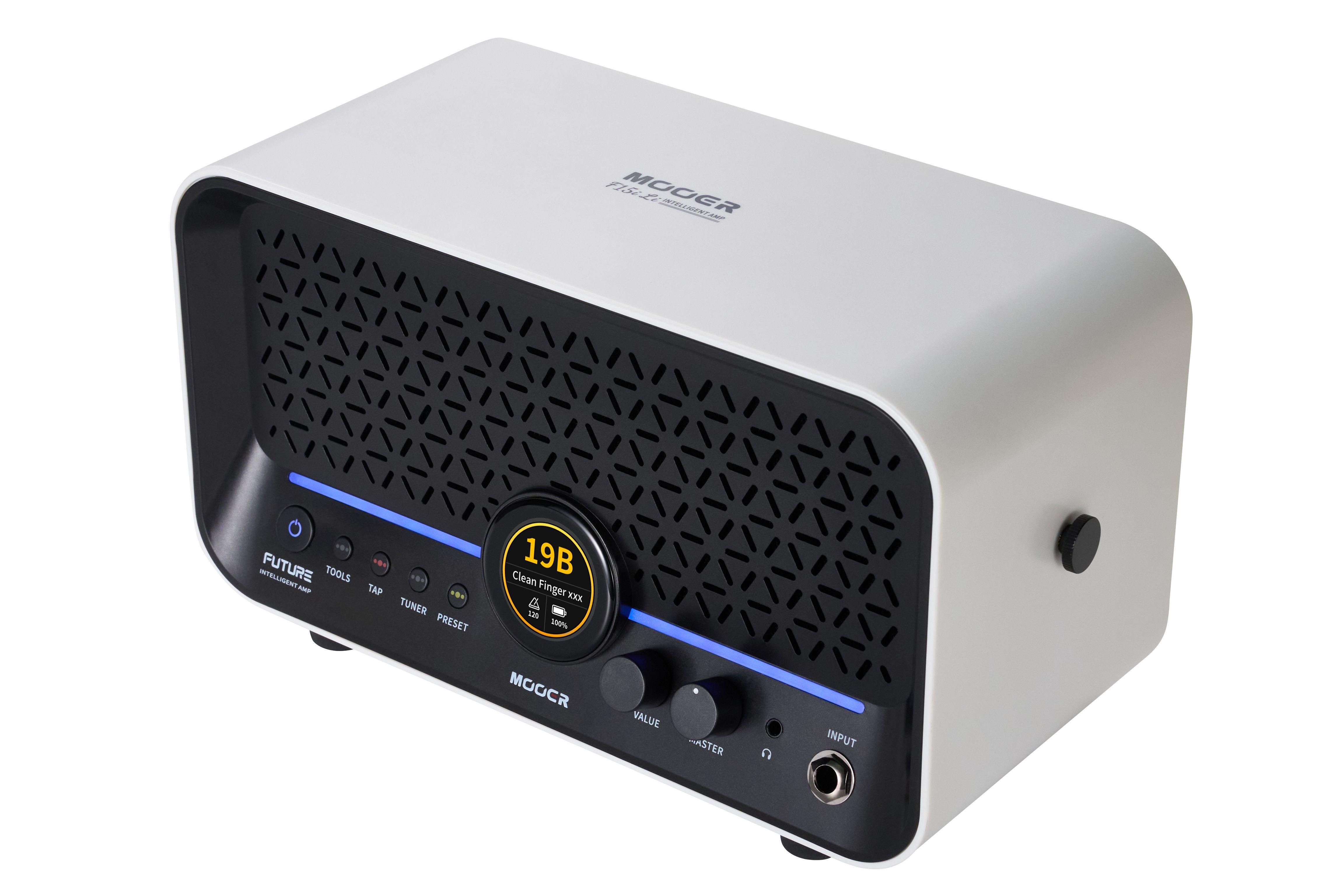 MOOER F15i Li Intelligent Desktop Amp with Lithium Battery in White - F15i Li-white (3)_compressed.jpg