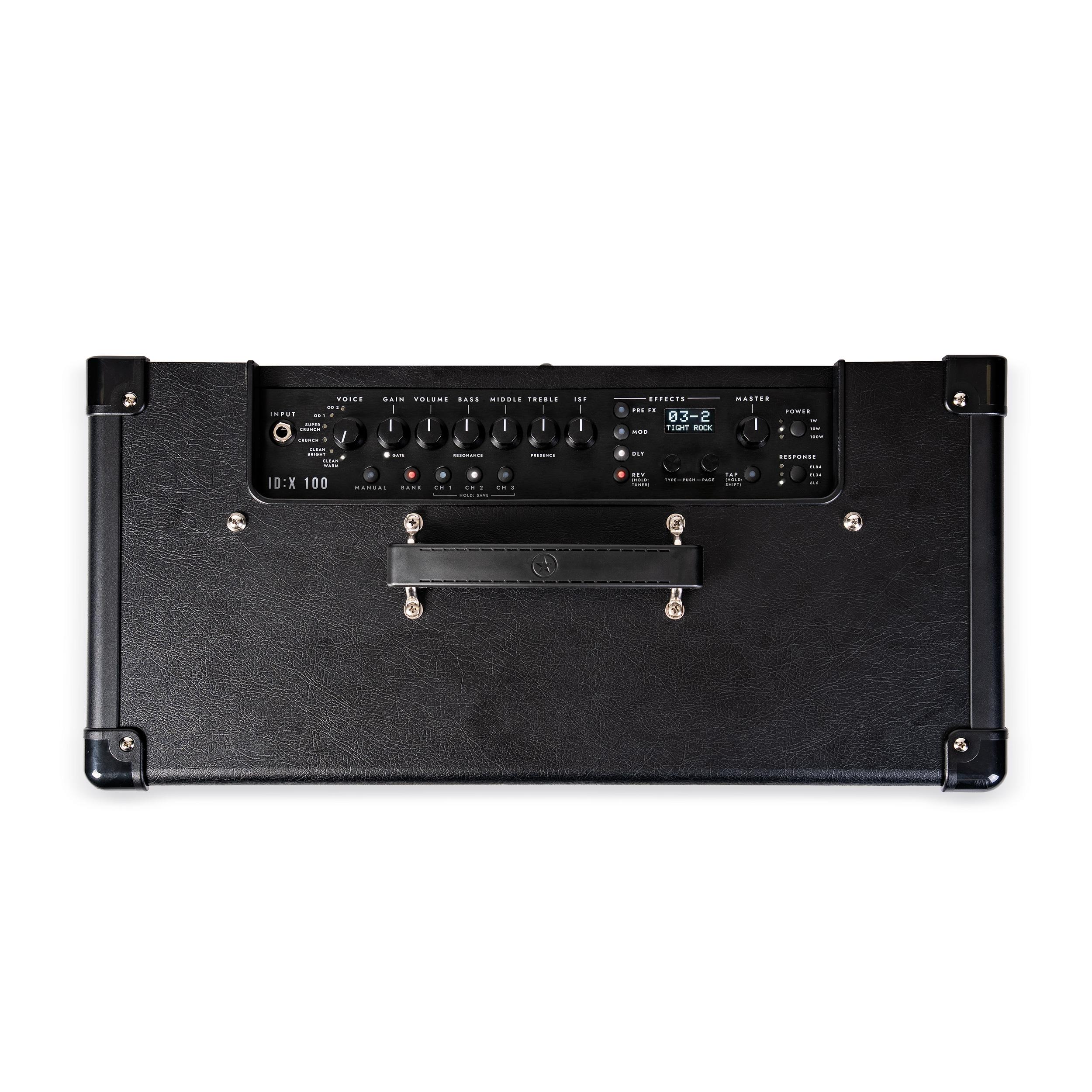 Blackstar ID:X 100 100W 1x12" Digital Guitar Amp Combo - IDX-100-Whiteshot-Top.jpg