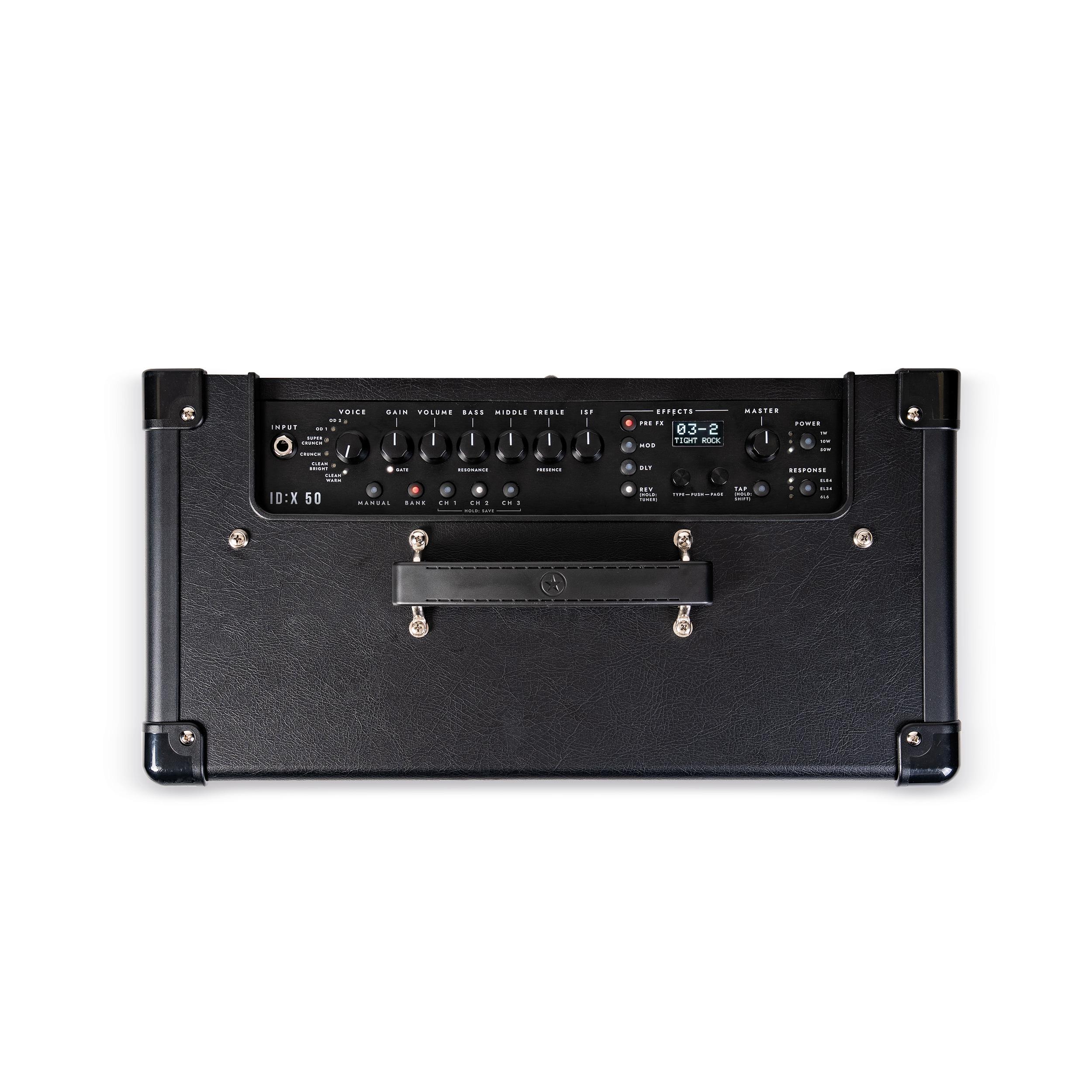 Blackstar IDX-50 50W 1x12 Digital Guitar Amp Combo - IDX-50-Whiteshot-Top.jpg