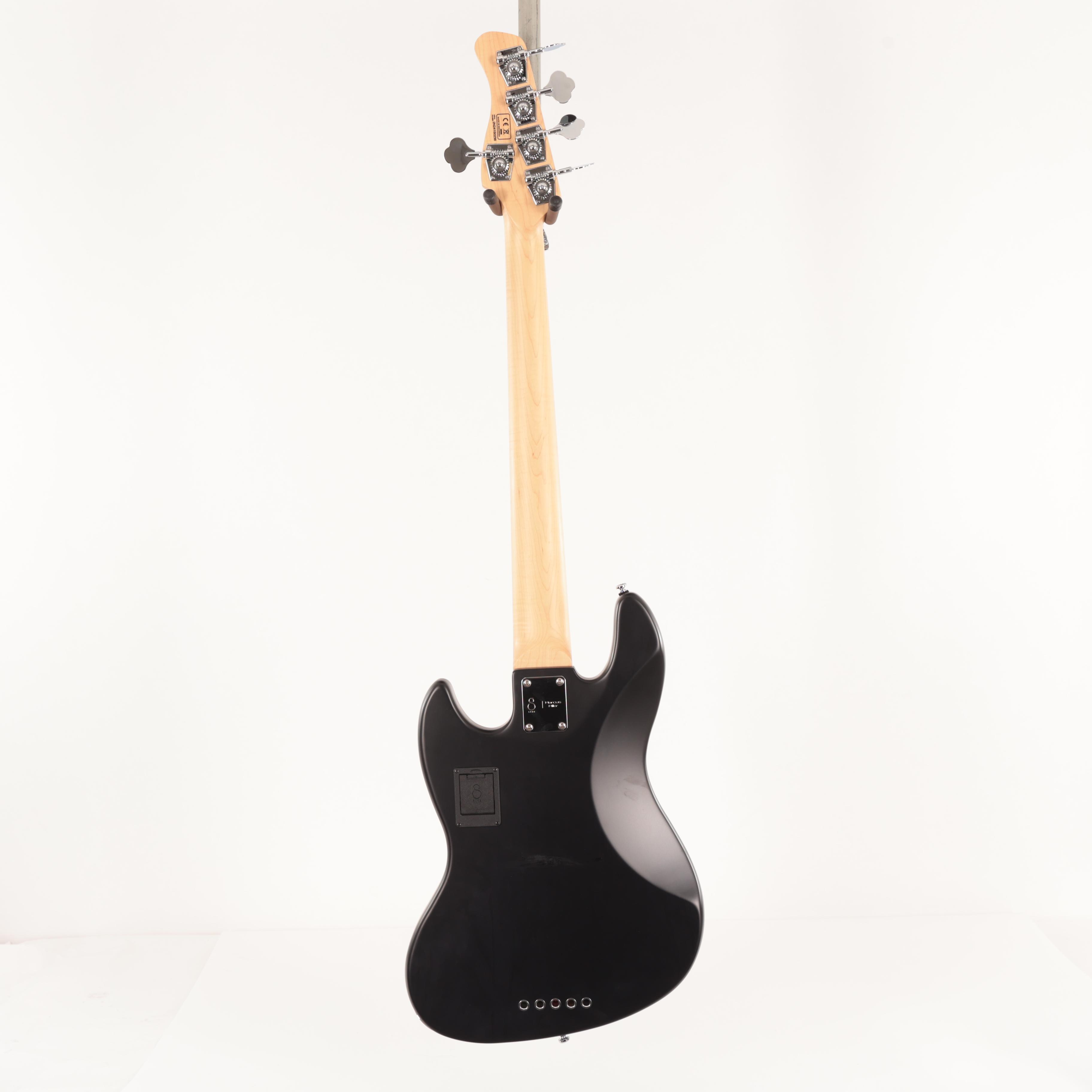 B Stock : Sire Marcus Miller V7 Reissue Fretless Swamp Ash 5 String Bass in Transparent Black Satin 001 - B-SIREFLV7R-0001 (4).jpg