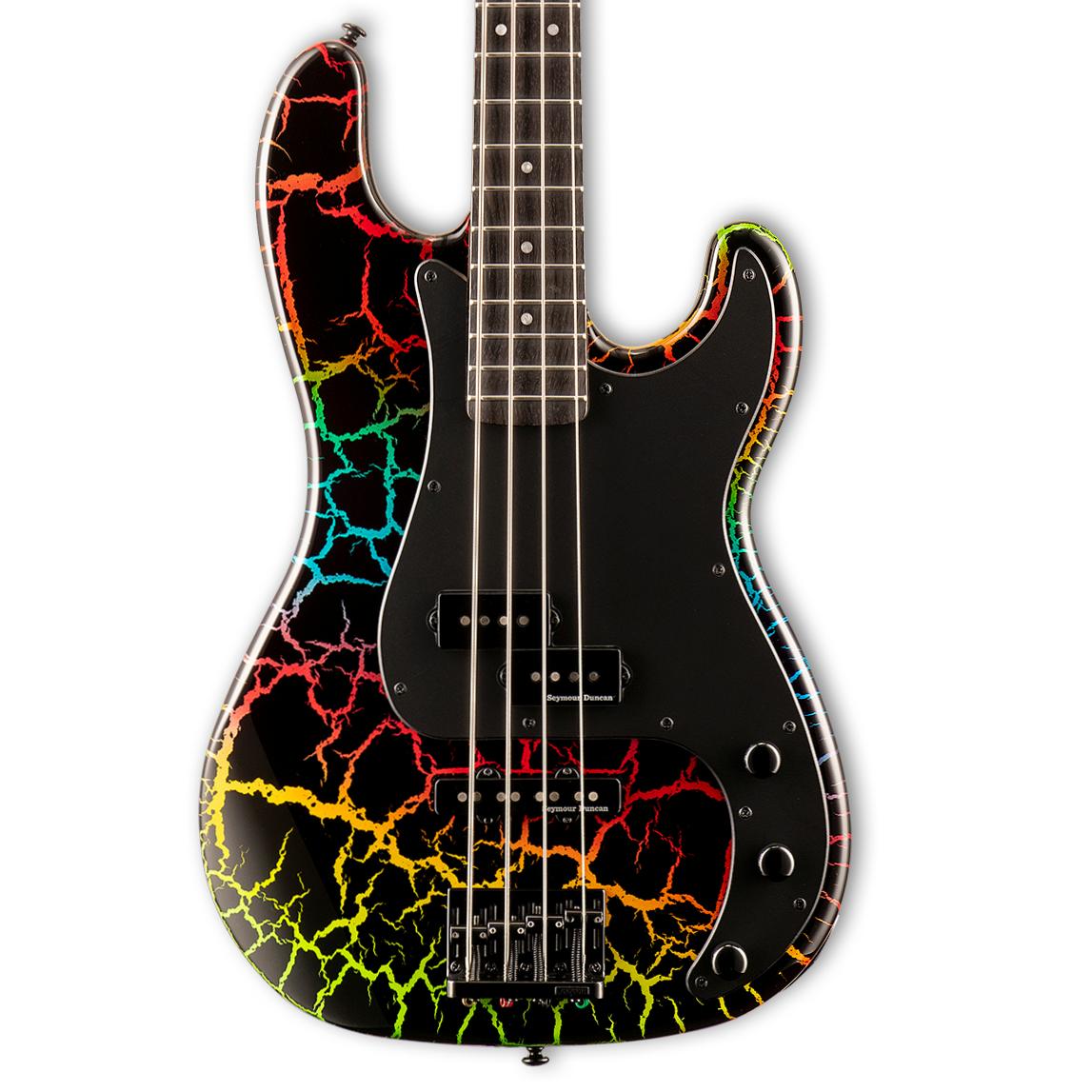 B Stock : ESP LTD '87 Series Basses LTD Surveyor '87 in Rainbow Crackle 001 - ESP-Ltd-Surveyor-87-Rainbow-Crackle-Front.jpg