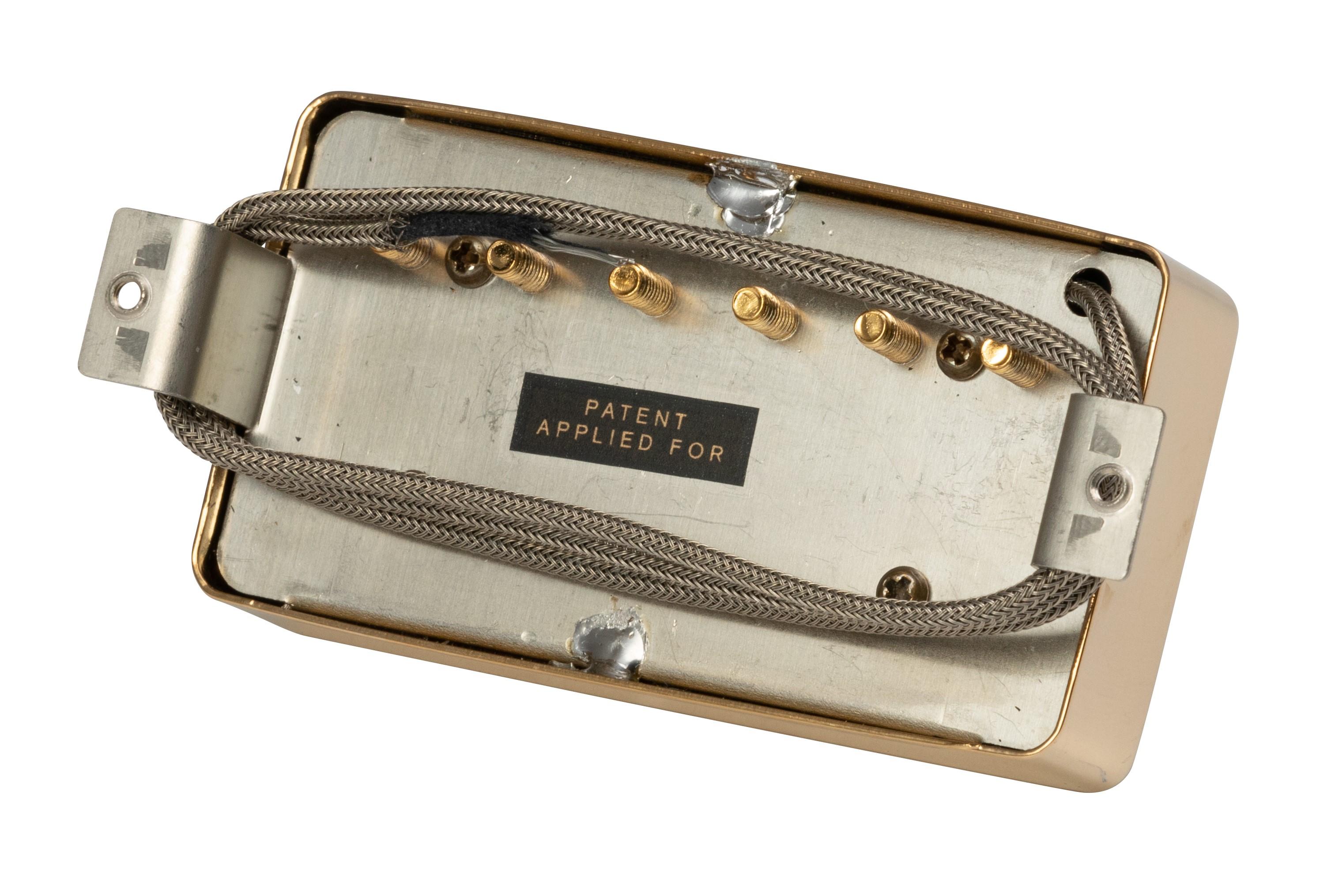 Gibson Custombucker Plus Double Black Humbucker Pickup with Gold Cover - PUCB DBGC2_back.jpg