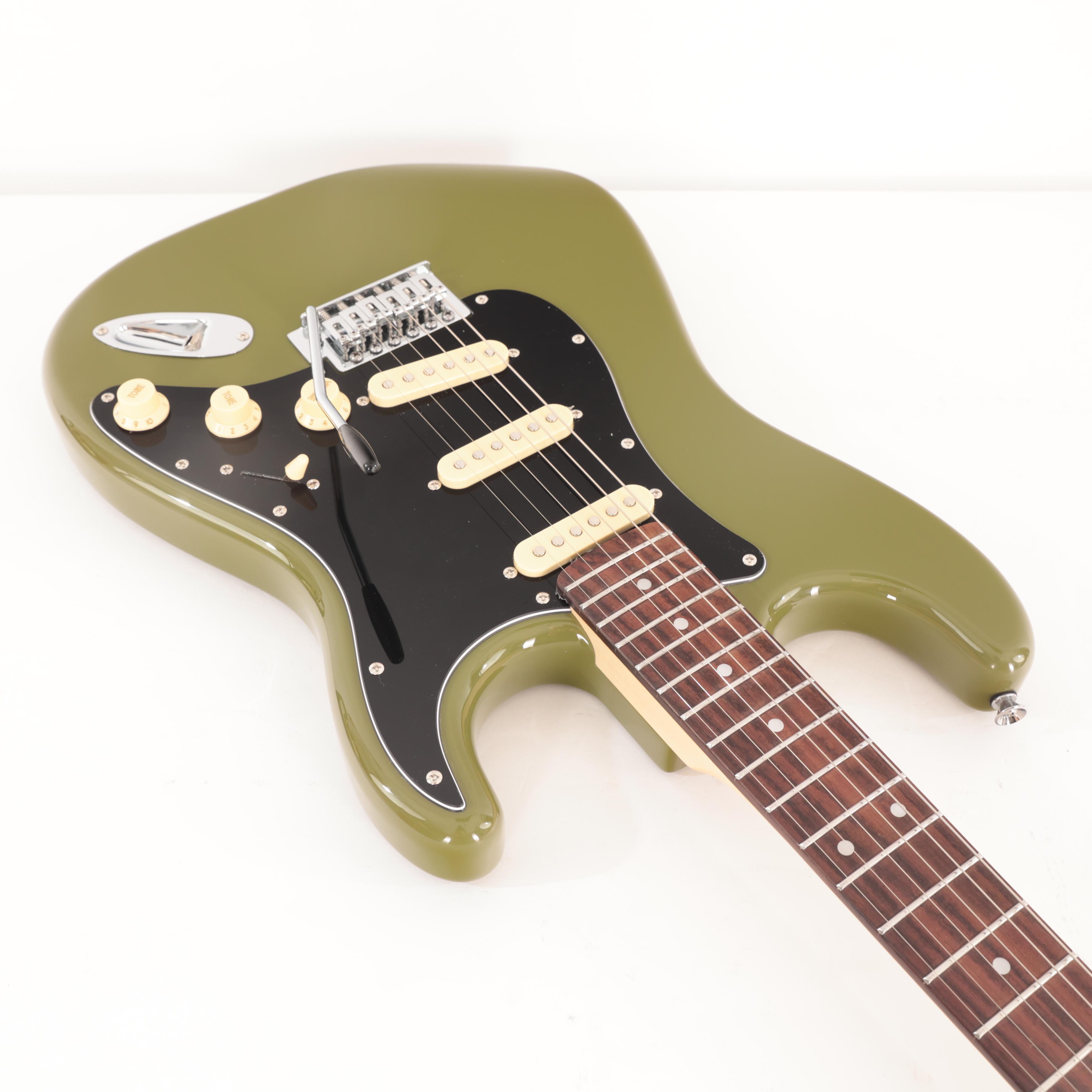 Eastcoast ST1 Electric Guitar In Drab Olive Green With Rosewood Fretboard - EC-ST1-OLV (8).jpg