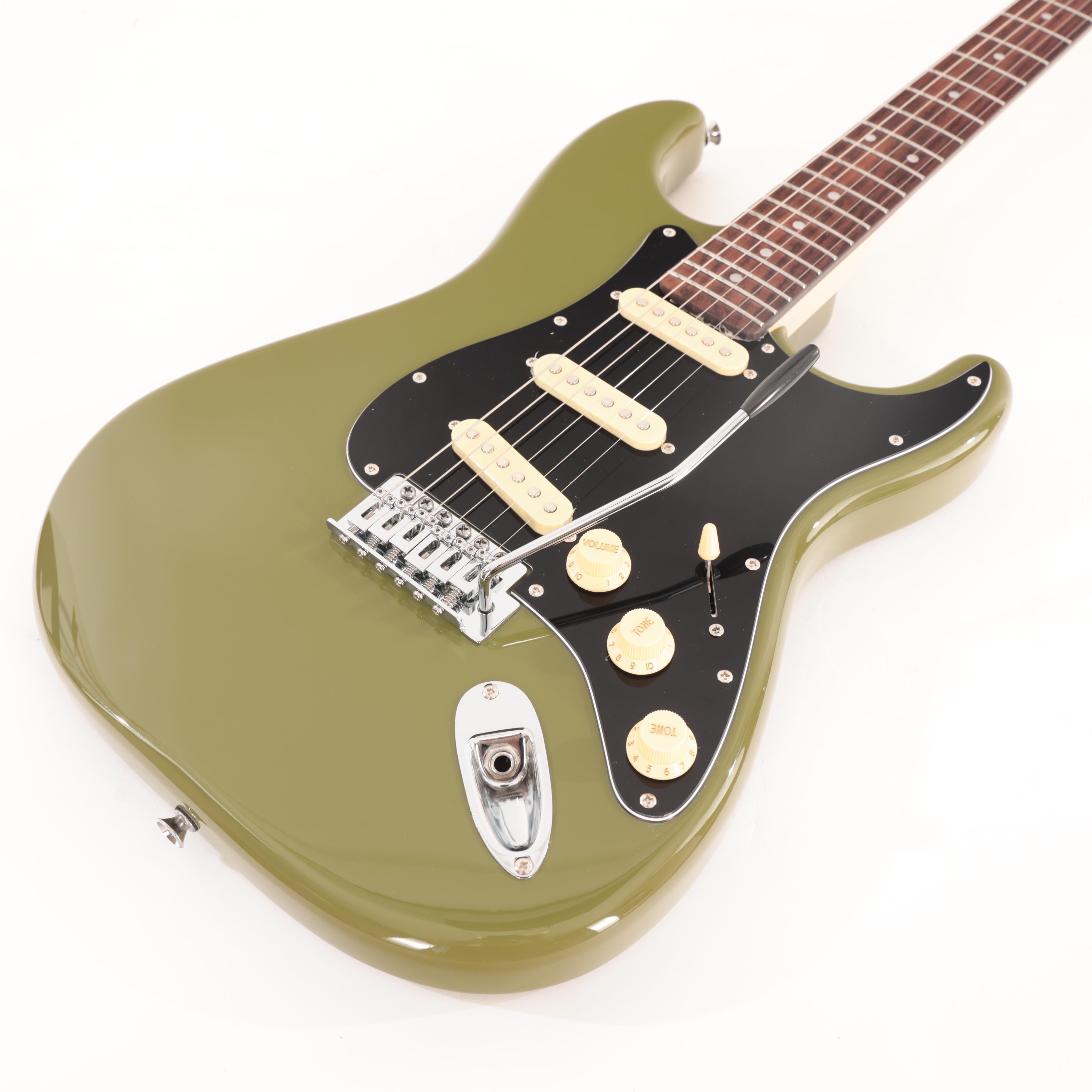Eastcoast ST1 Electric Guitar In Drab Olive Green With Rosewood Fretboard - EC-ST1-OLV (5).jpg