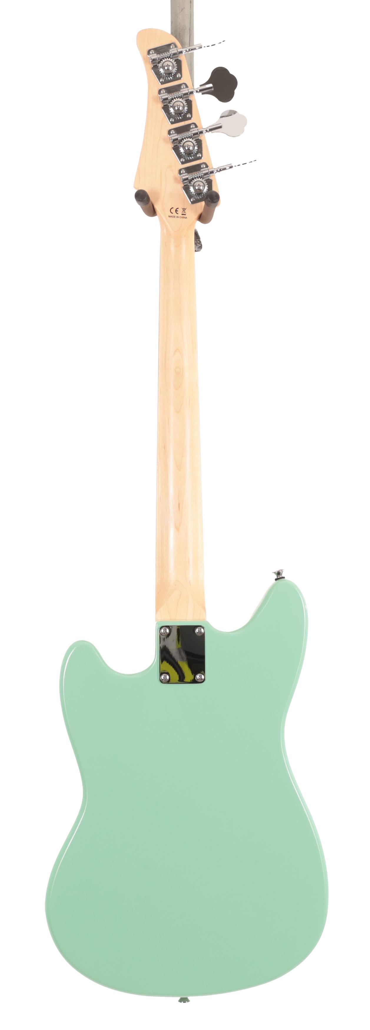 Eastcoast MSB Short Scale Bass Guitar In Seafoam Green With Rosewood Fretboard - EC-MSB-SFG (4).jpg