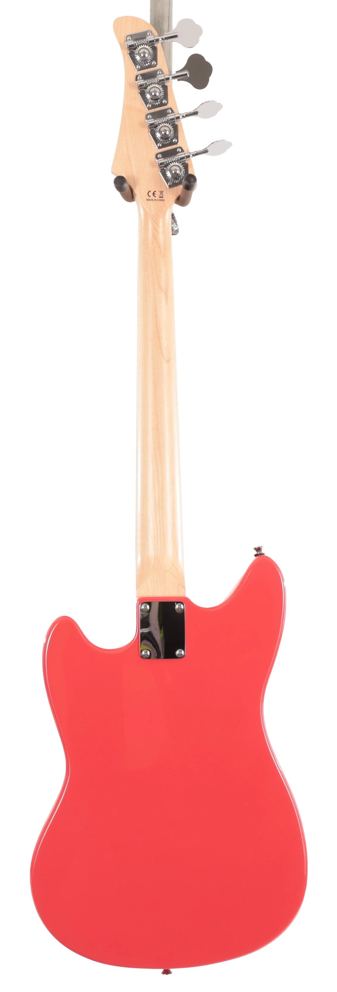 Eastcoast MSB Short Scale Bass Guitar In Fiesta Red With Rosewood Fretboard - EC-MSB-FRD (4).jpg