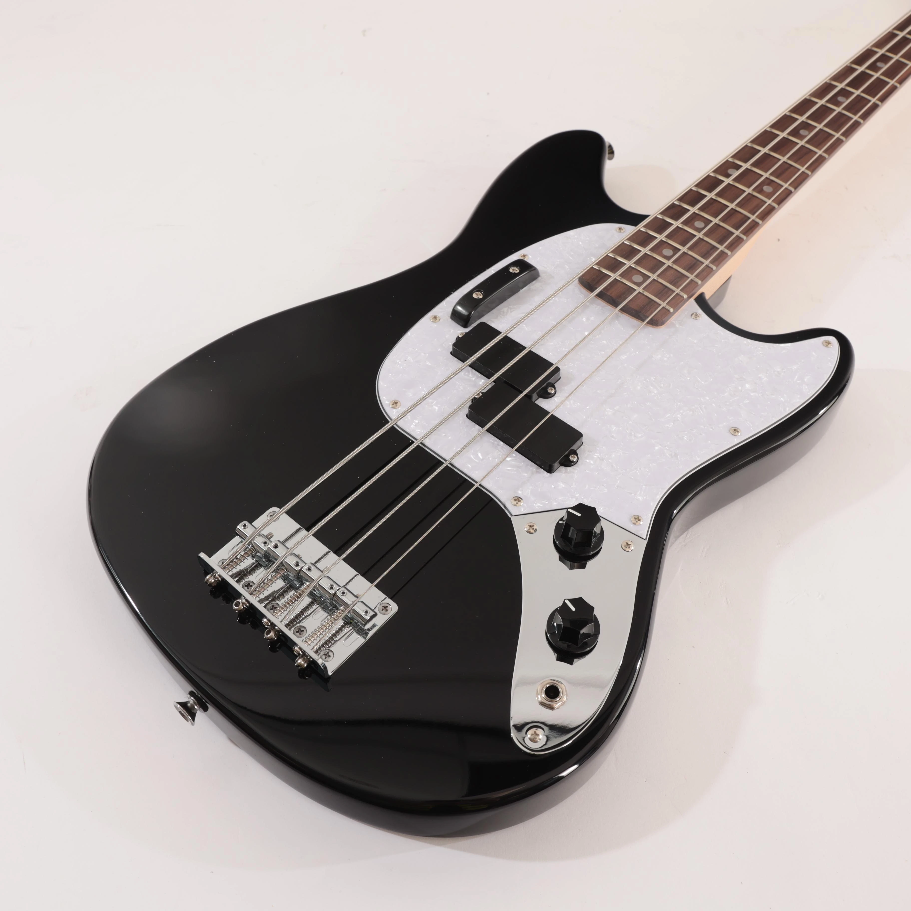 Eastcoast MSB Short Scale Bass Guitar In Black With Rosewood Fretboard - EC-MSB-BLK (5).jpg
