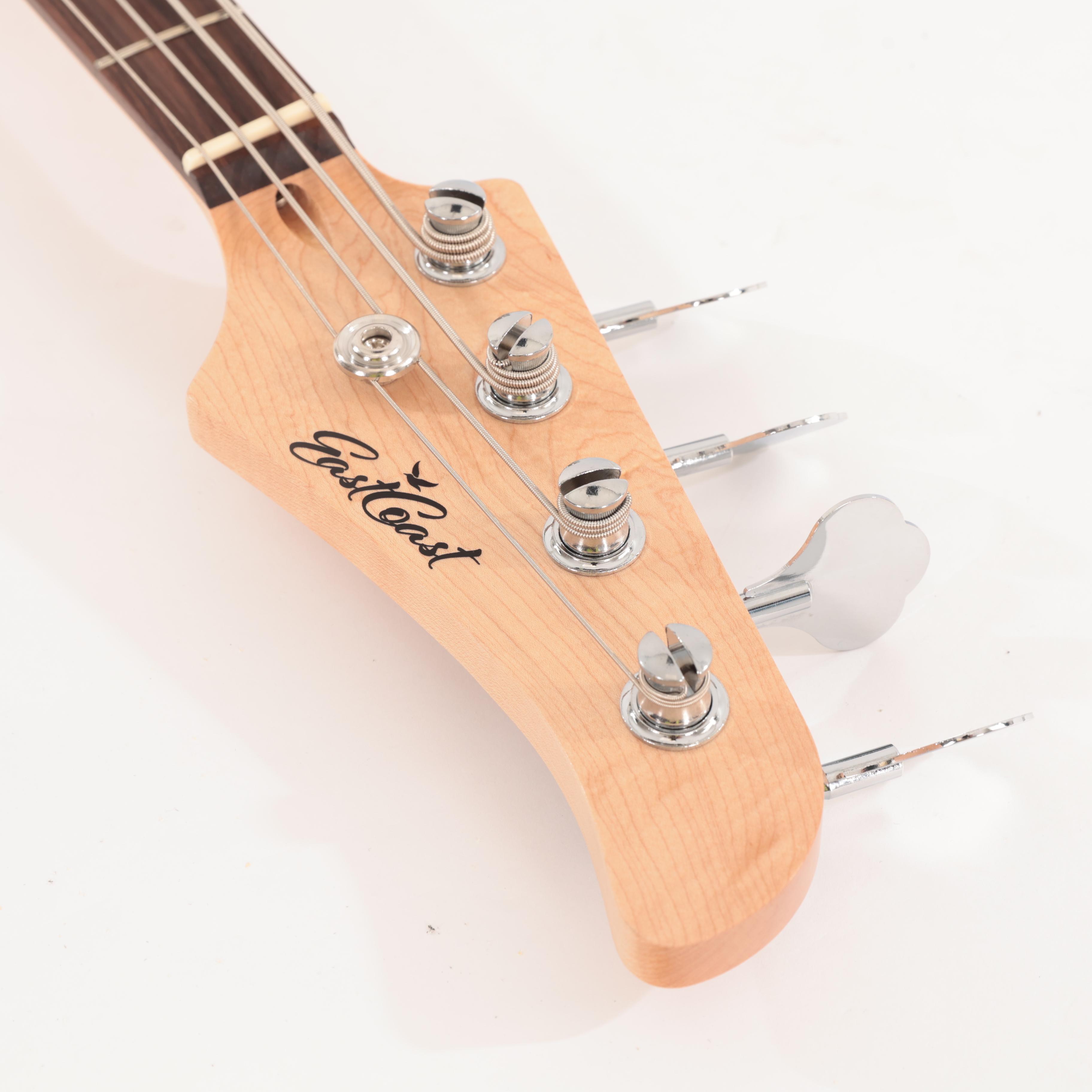 Eastcoast MSB Short Scale Bass Guitar In Black With Rosewood Fretboard - EC-MSB-BLK (11).jpg