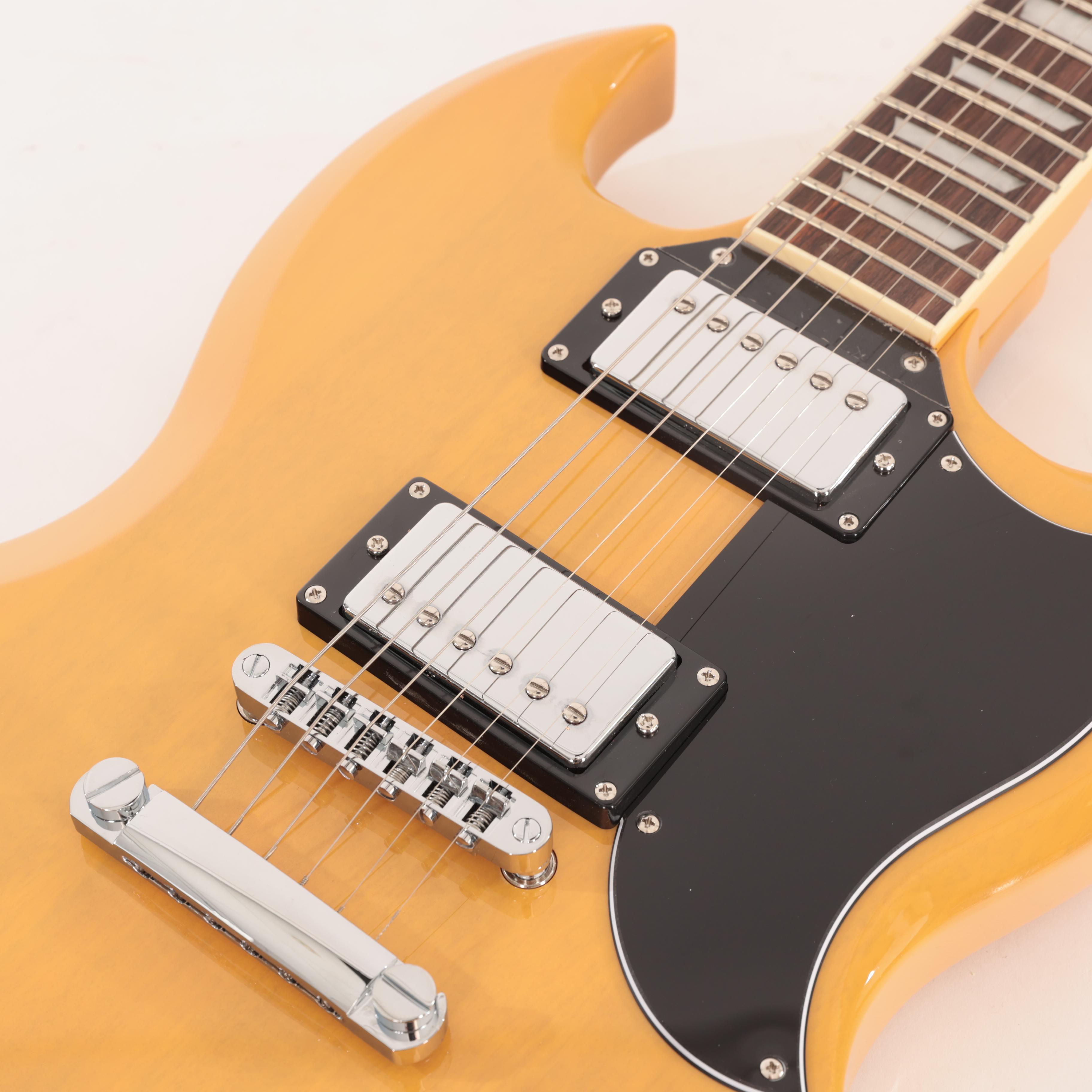 Eastcoast GS61 Electric Guitar In TV Yellow - EC-GS61-TVY (6).jpg
