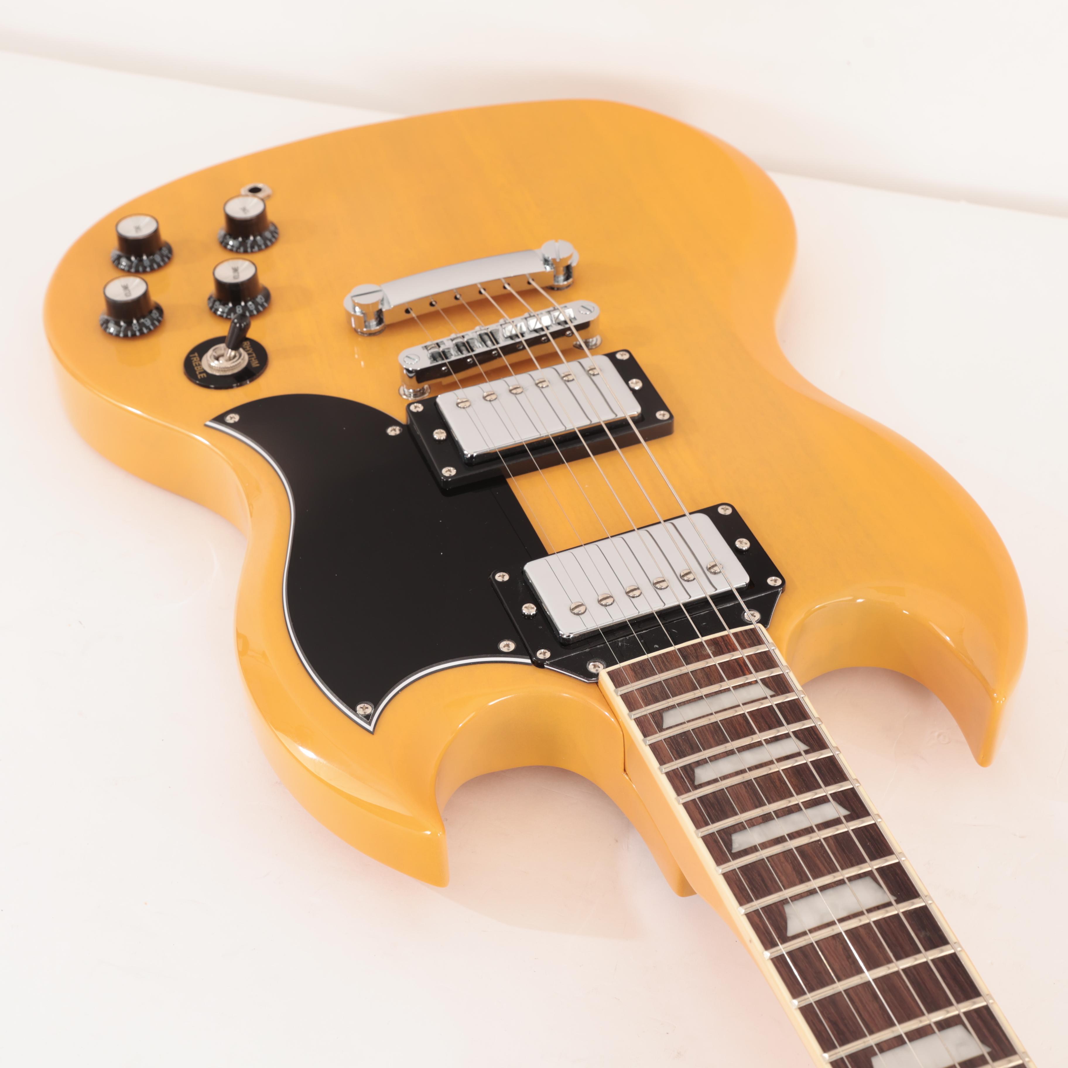 Eastcoast GS61 Electric Guitar In TV Yellow - EC-GS61-TVY (8).jpg