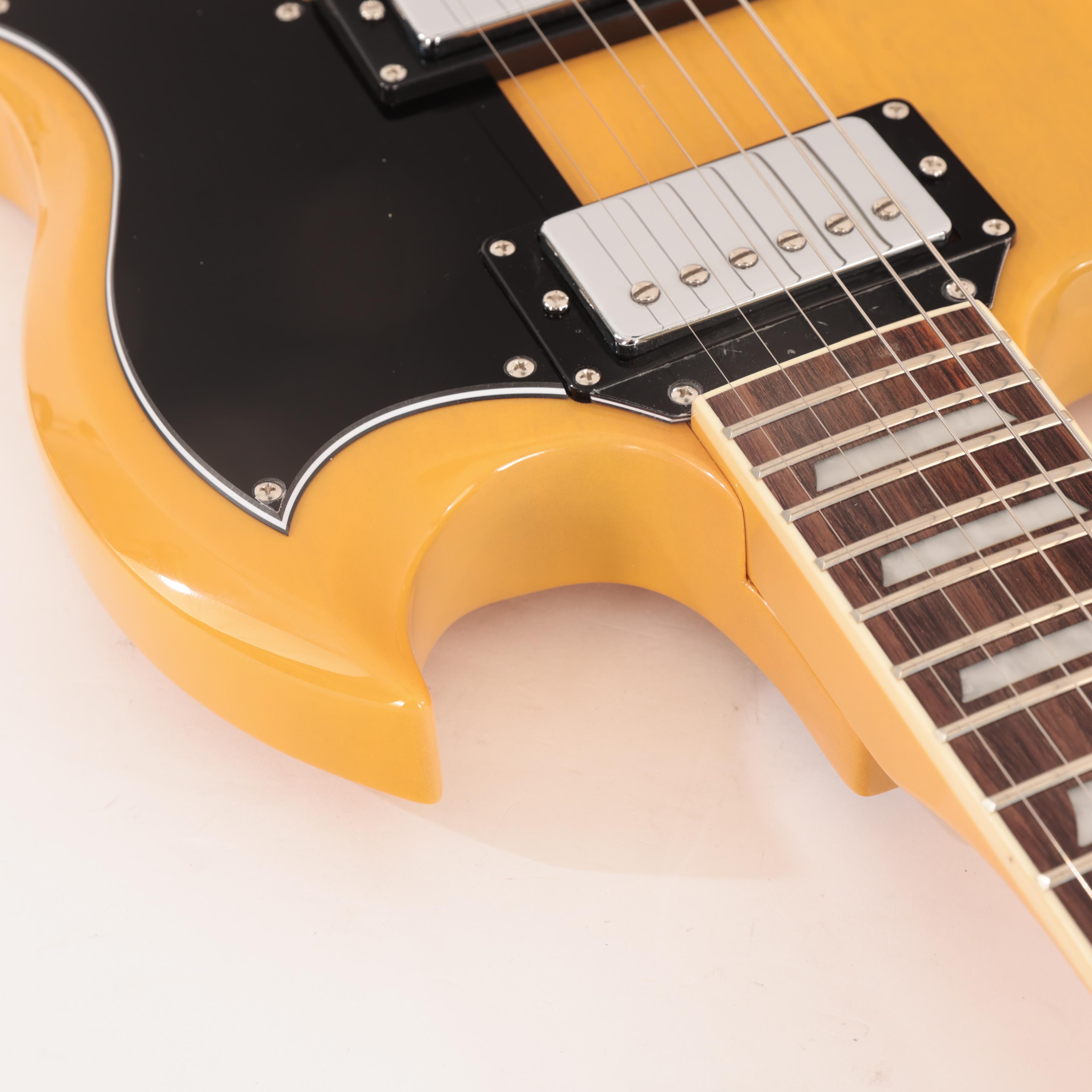 Eastcoast GS61 Electric Guitar In TV Yellow - EC-GS61-TVY (9).jpg