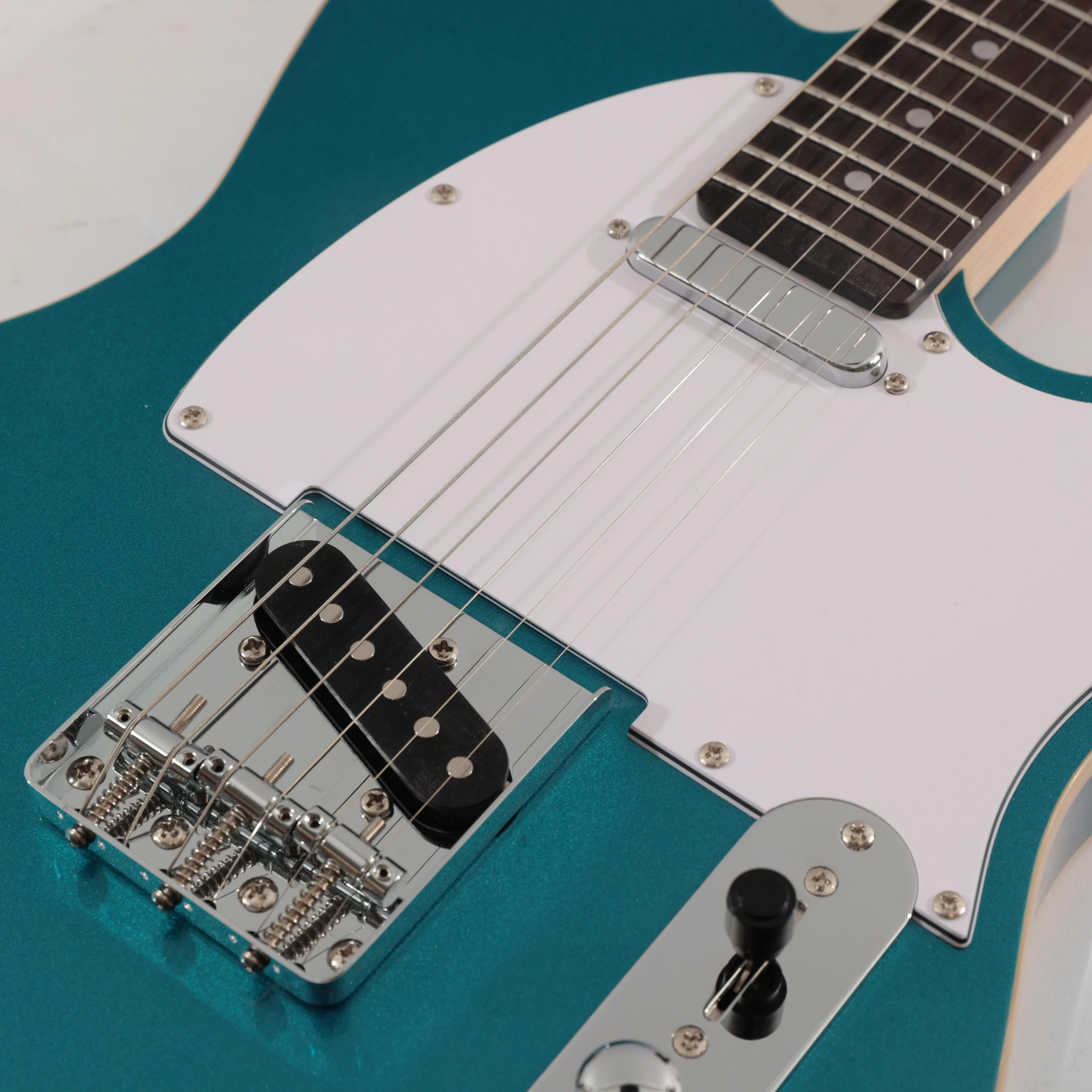 Eastcoast T62 Double-Bound T-Style Electric Guitar In Lake Placid Blue - EC-T62-LPB (6).jpg