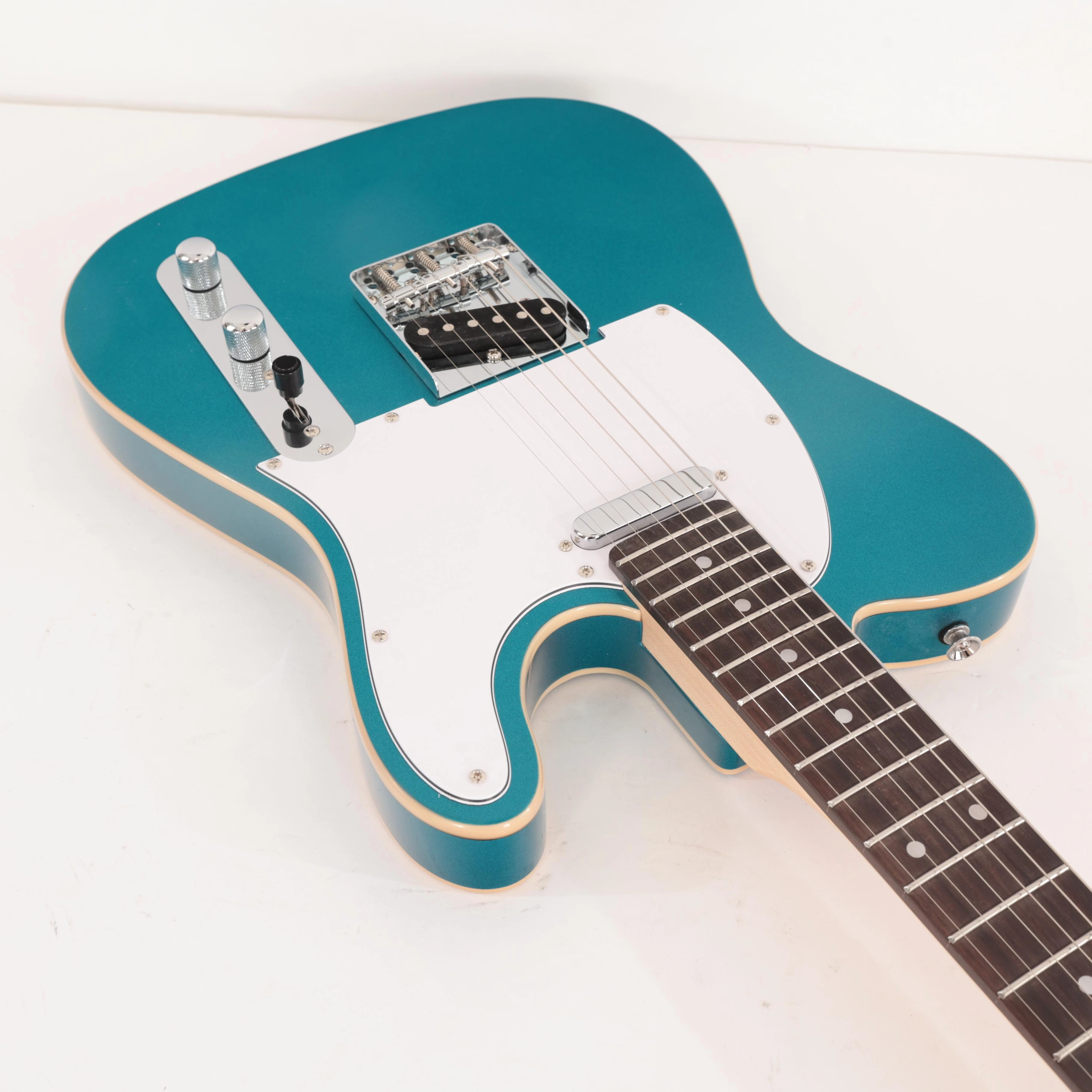 Eastcoast T62 Double-Bound T-Style Electric Guitar In Lake Placid Blue - EC-T62-LPB (8).jpg