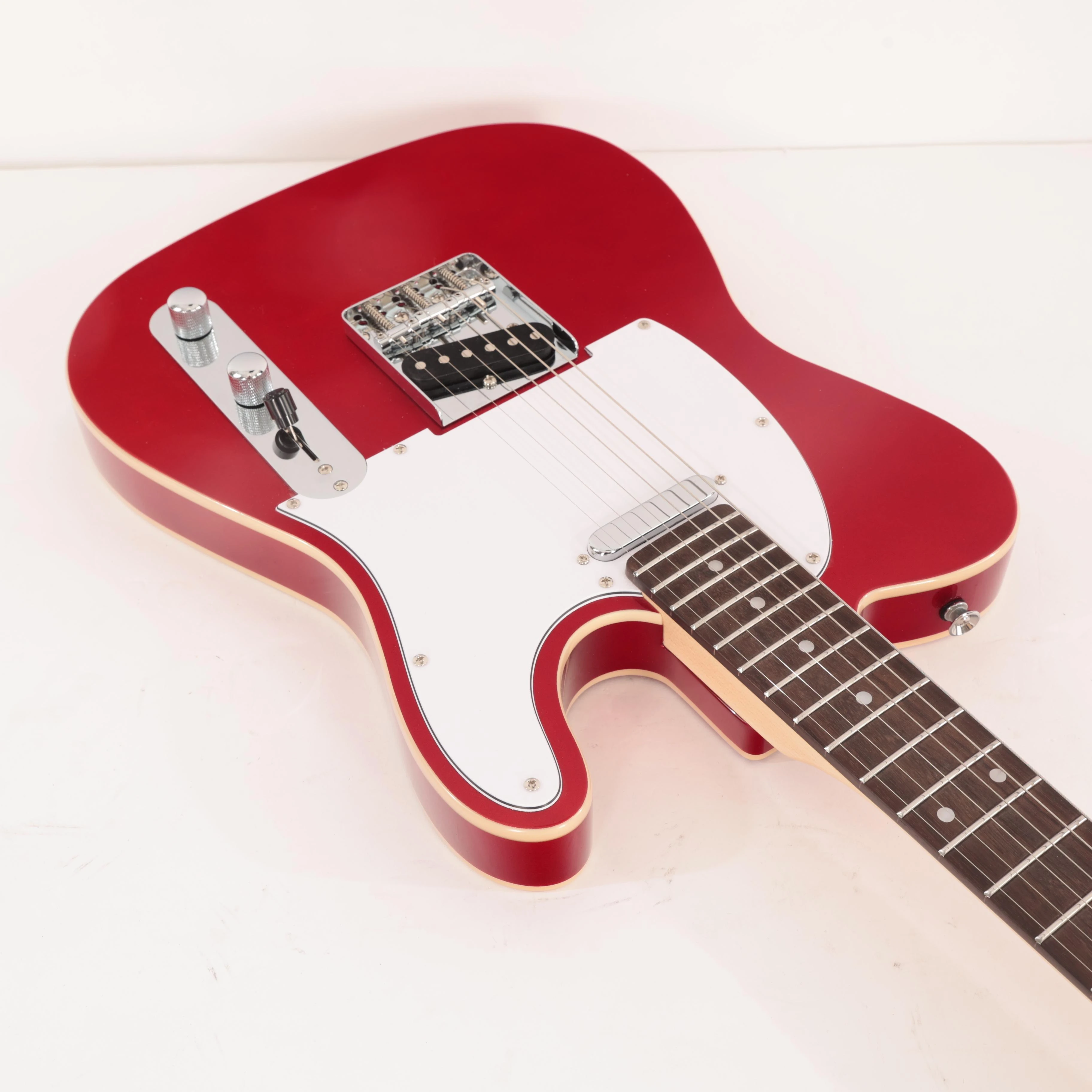 Eastcoast T62 Double-Bound T-Style Electric Guitar In Candy Apple Red - EC-T62-CAR (8).jpg