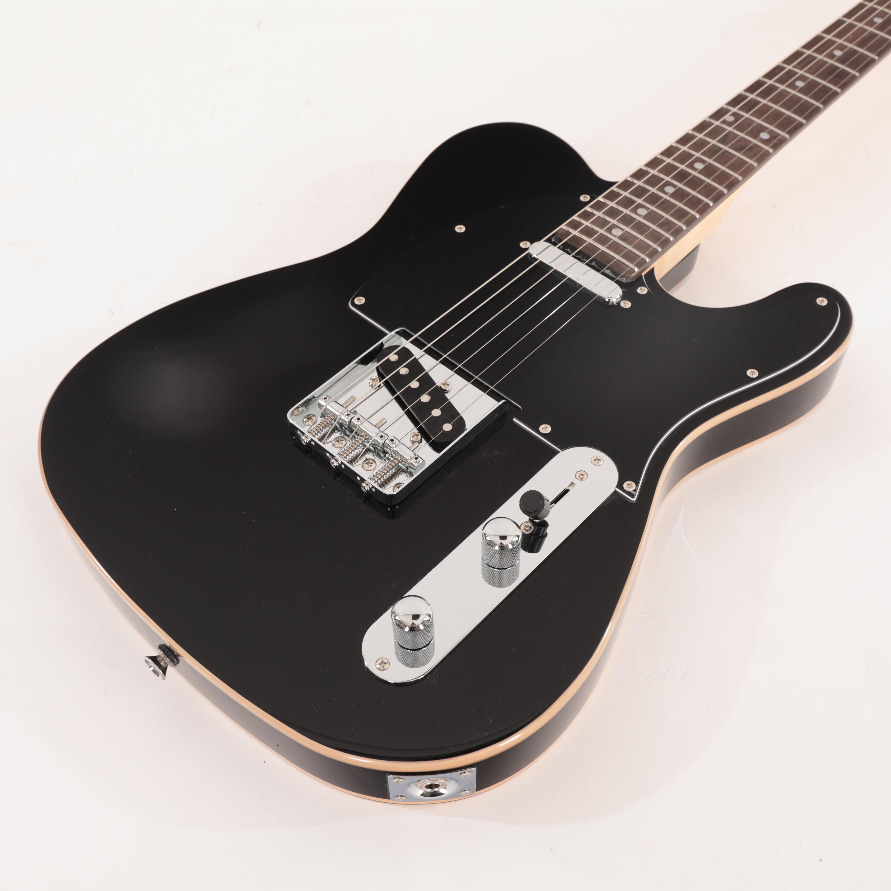 Eastcoast T62 Double-Bound T-Style Electric Guitar In Black - EC-T62-BLK (5).jpg