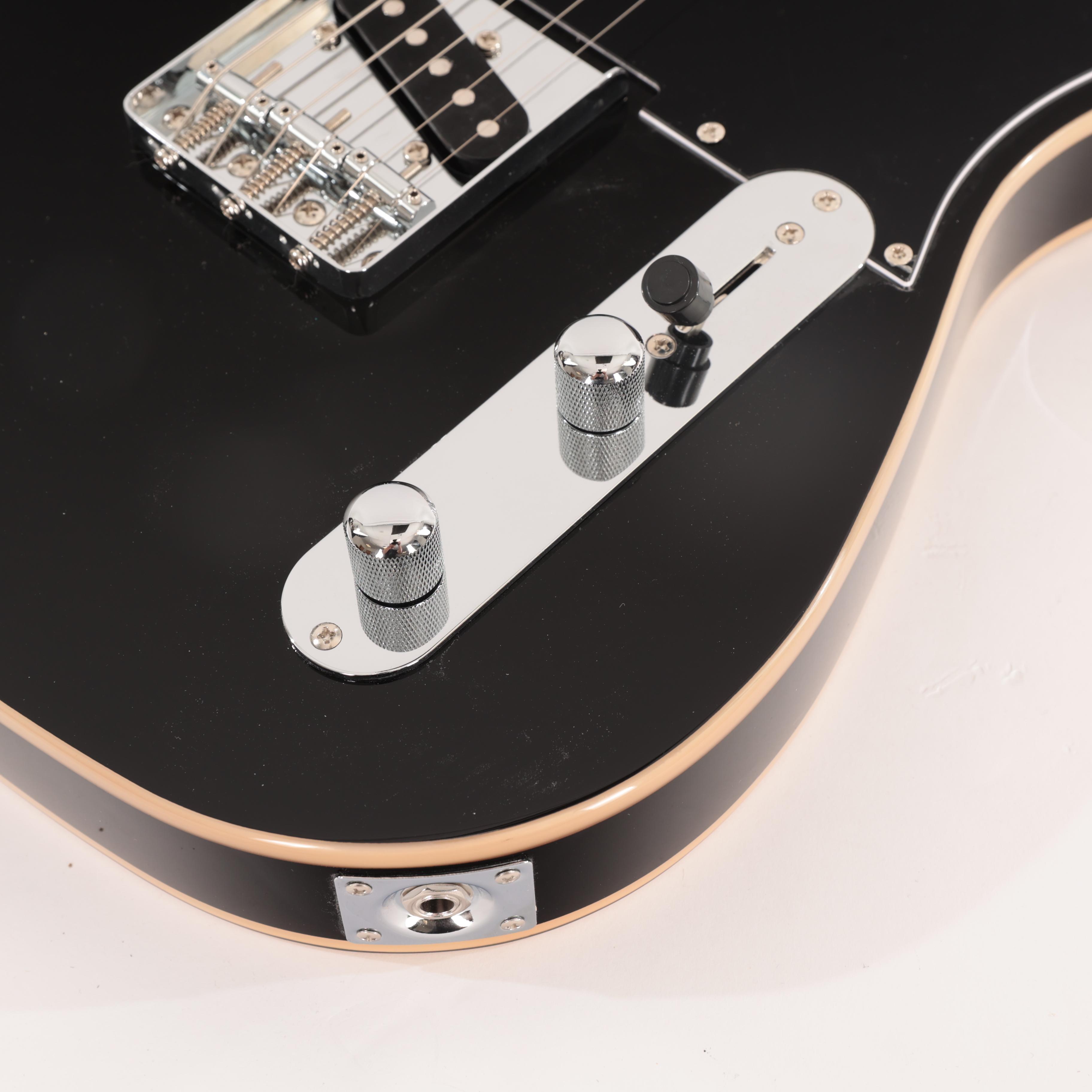 Eastcoast T62 Double-Bound T-Style Electric Guitar In Black - EC-T62-BLK (7).jpg