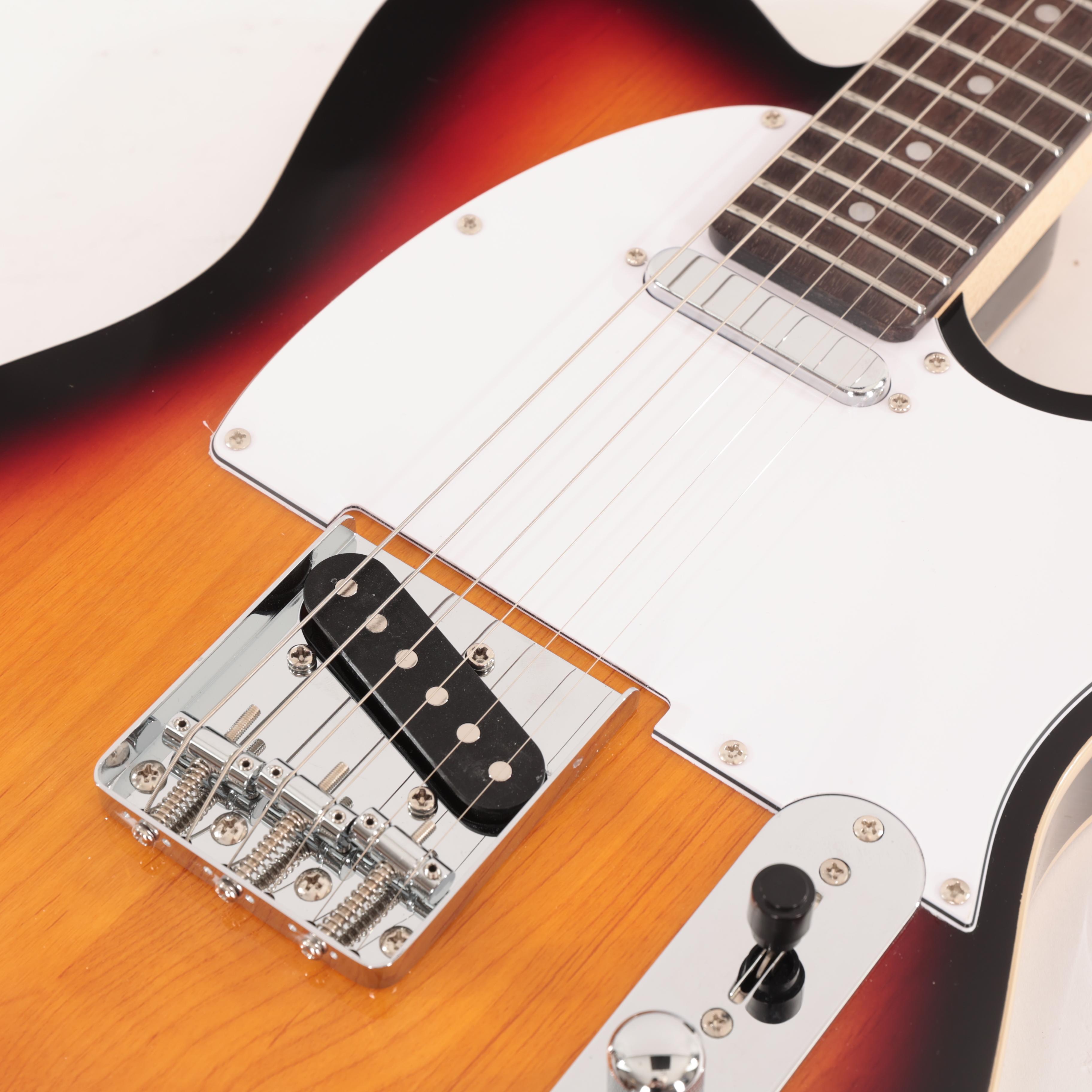 Eastcoast T62 Double-Bound T-Style Electric Guitar In Three Tone Sunburst - EC-T62-3TS (6).jpg