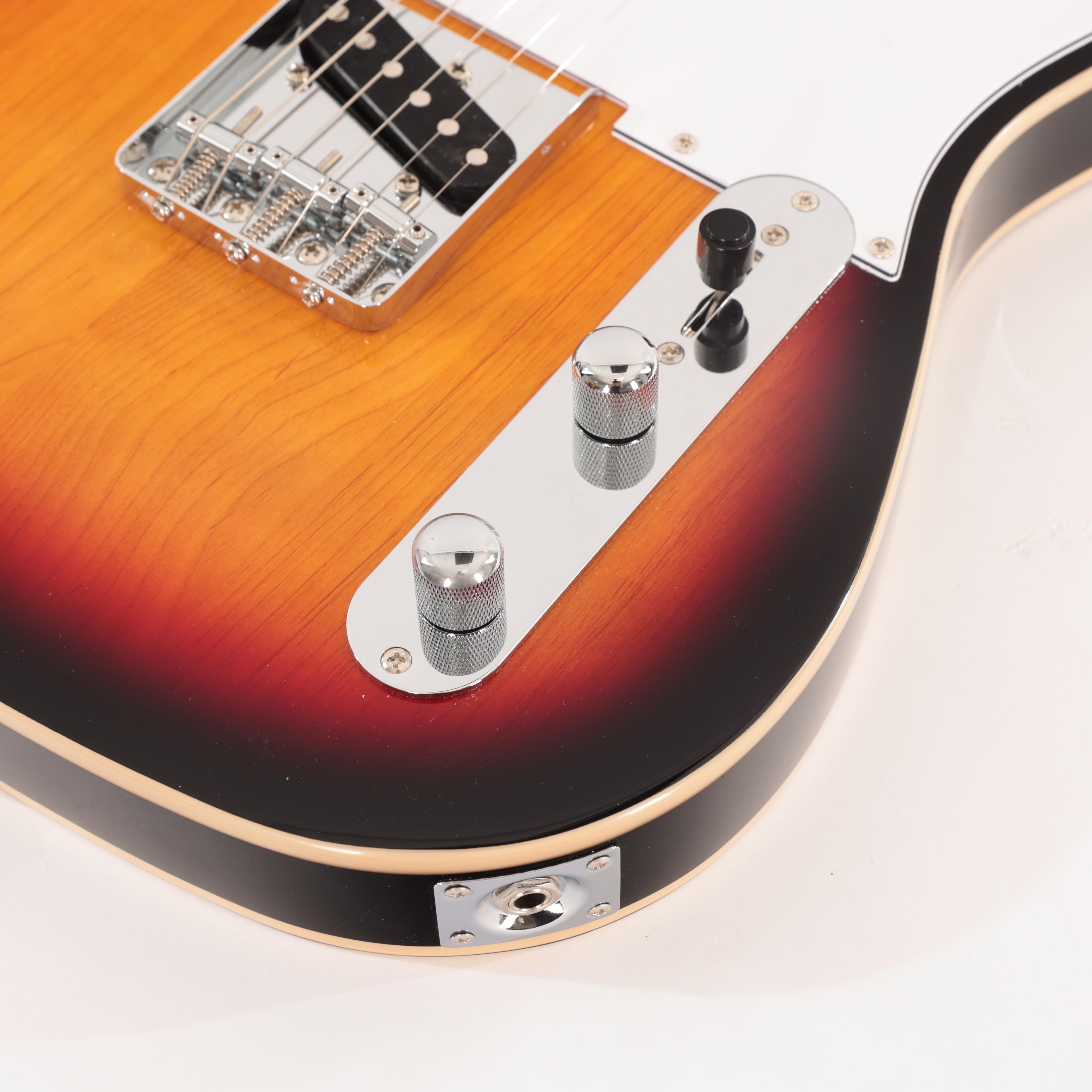 Eastcoast T62 Double-Bound T-Style Electric Guitar In Three Tone Sunburst - EC-T62-3TS (7).jpg