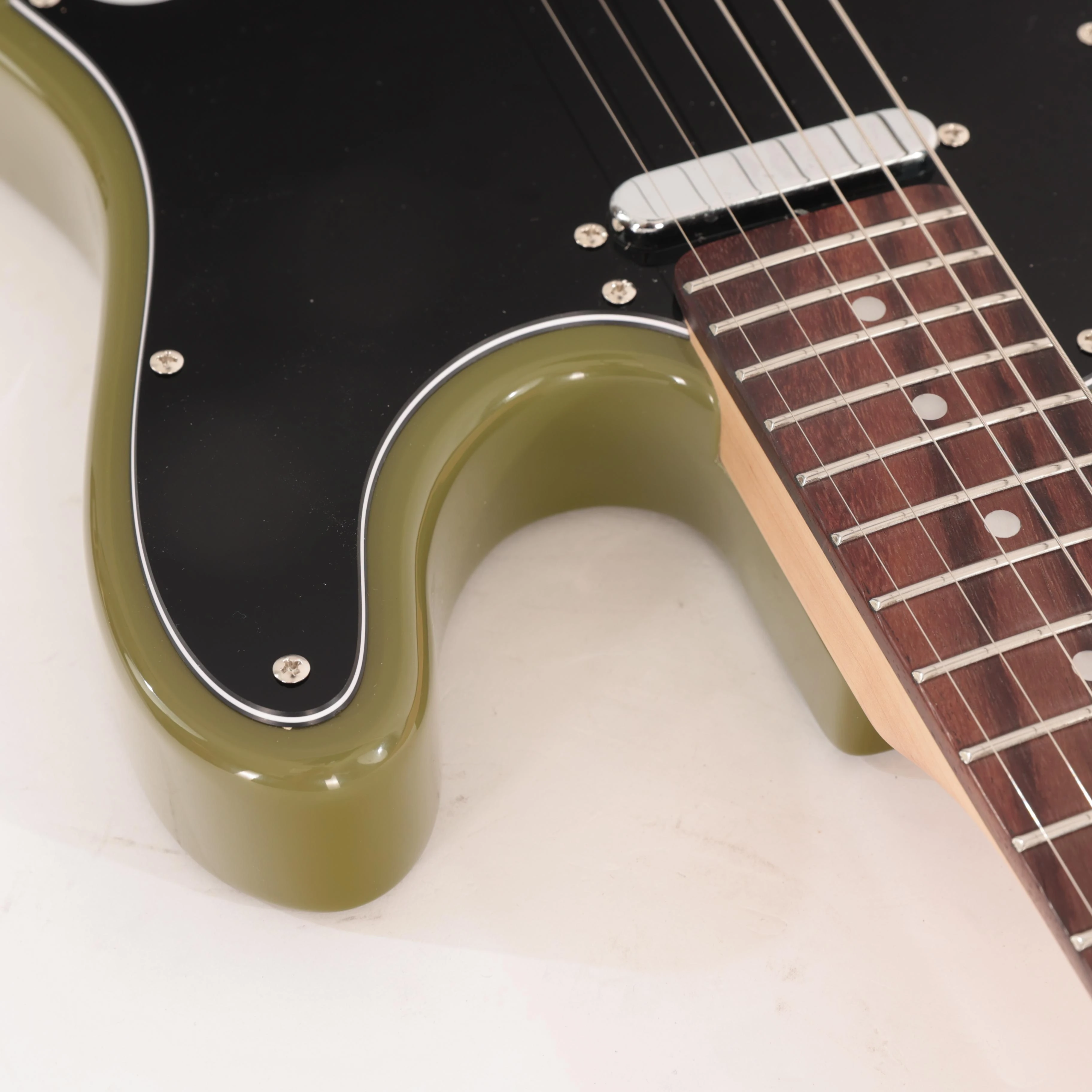 Eastcoast T1 Electric Guitar In Drab Olive Green - EC-T1-OLV (9).jpg