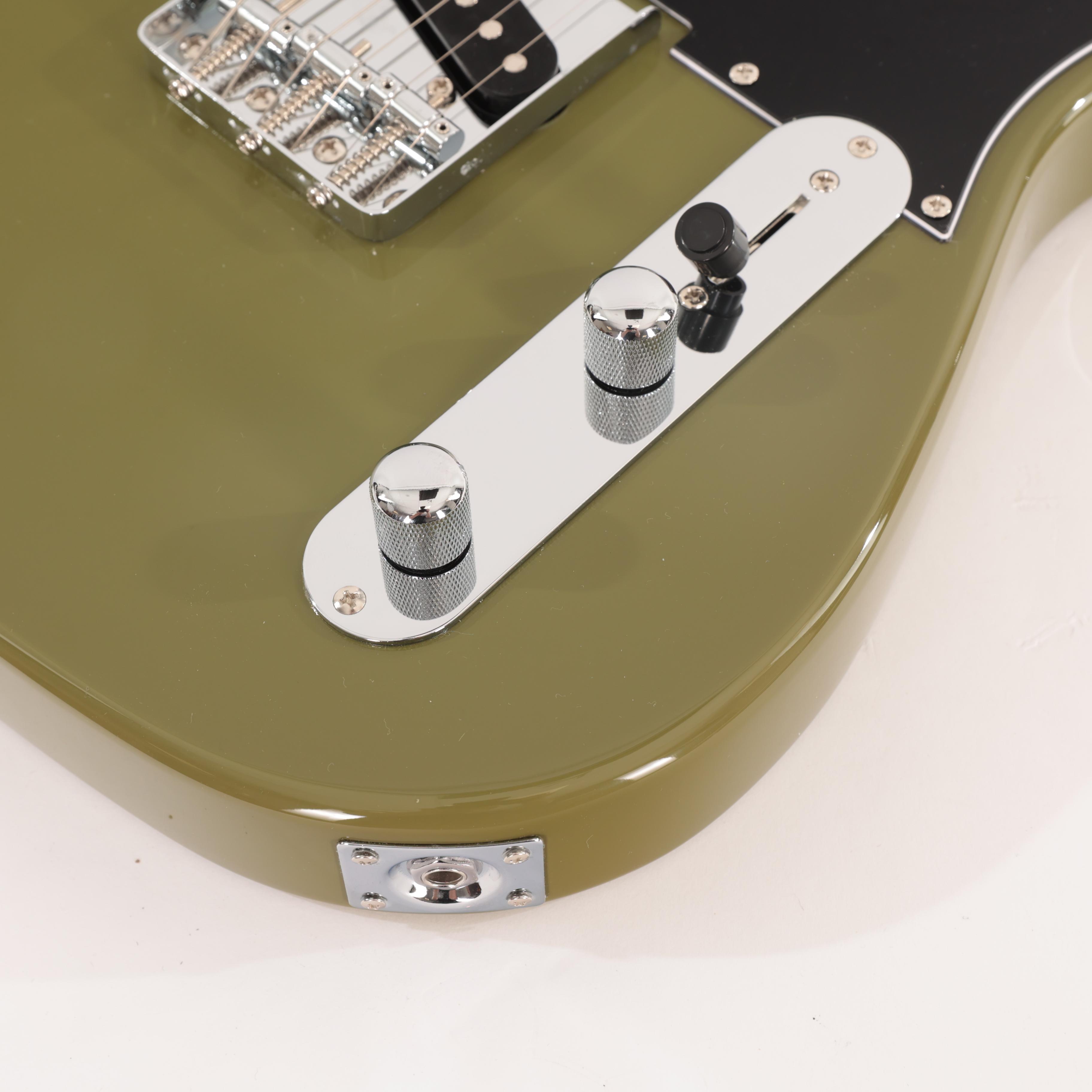Eastcoast T1 Electric Guitar In Drab Olive Green - EC-T1-OLV (7).jpg