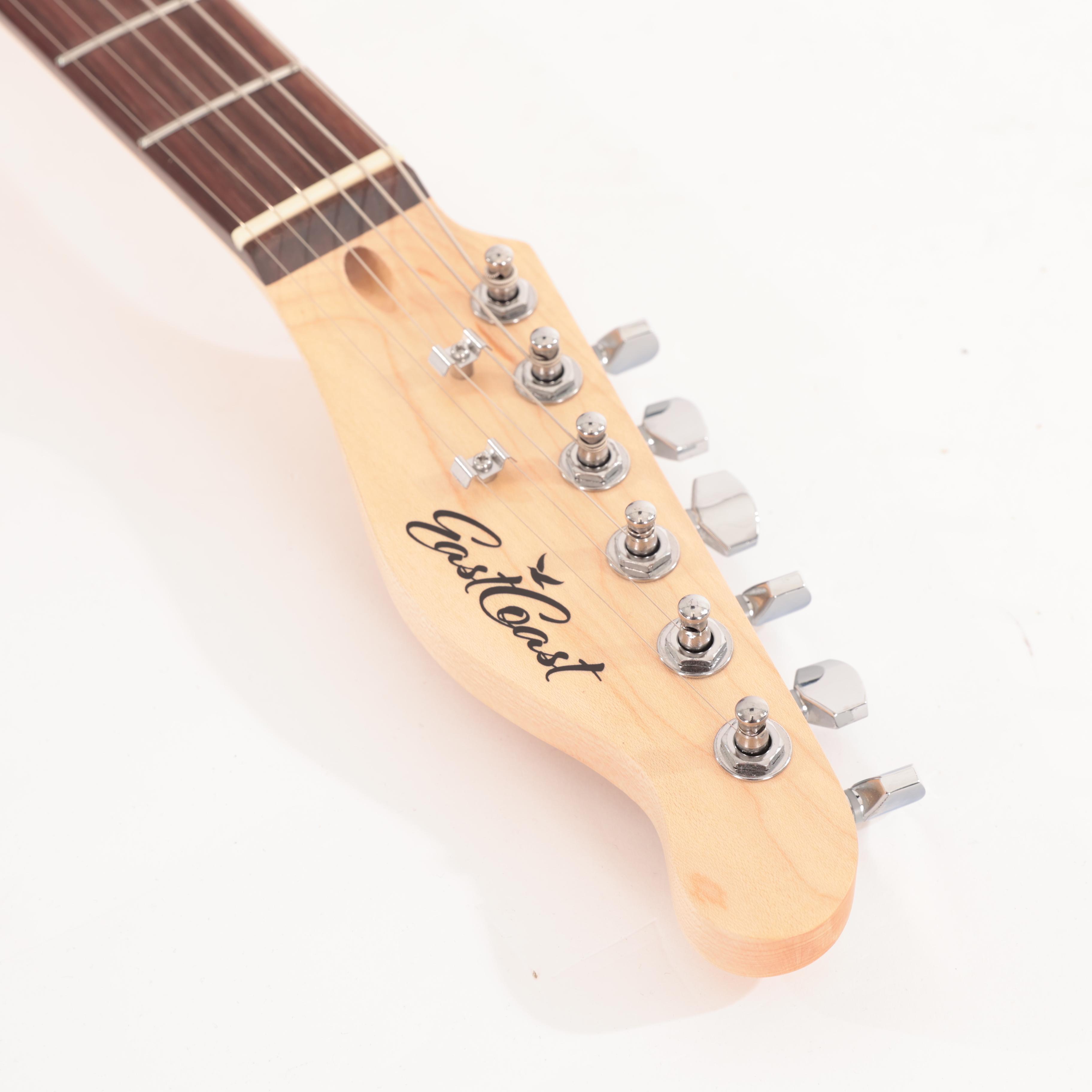 Eastcoast T1 Electric Guitar In Bubblegum Metallic With Rosewood Fretboard - EC-T1-BGM (11).jpg