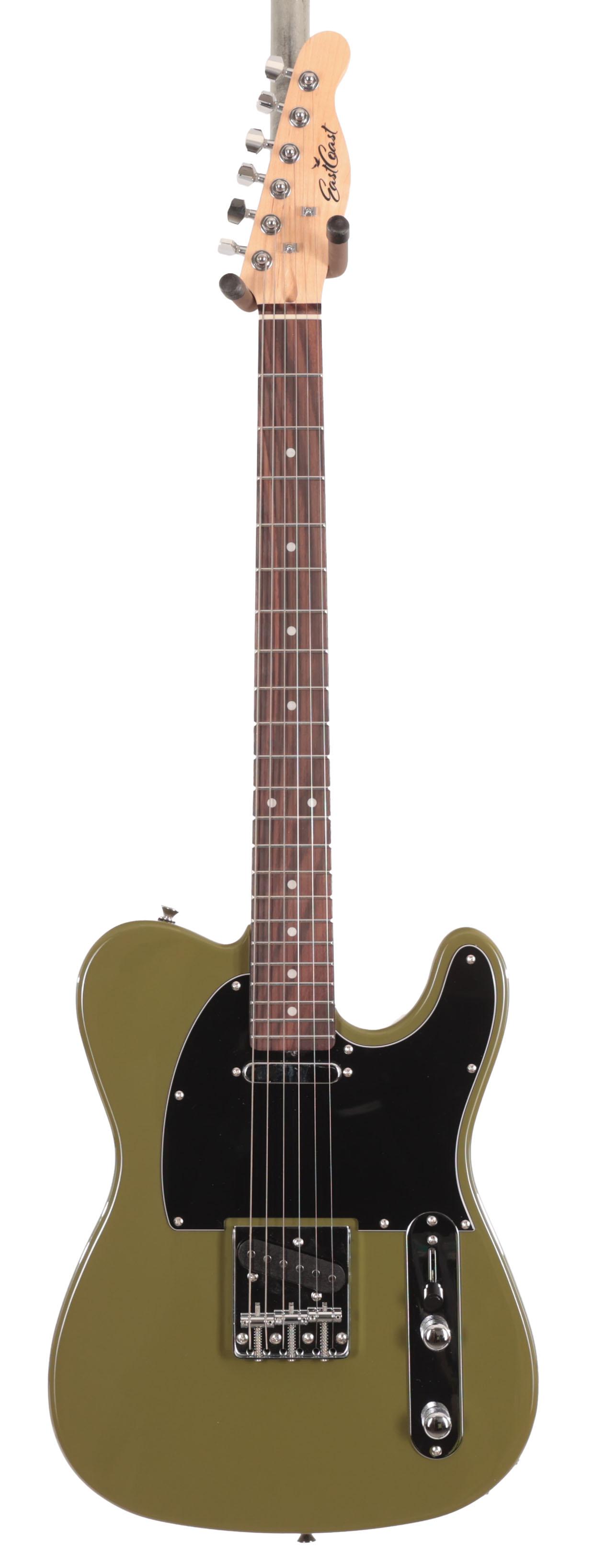 Eastcoast T1 Electric Guitar Starter Pack in Drab Olive Green with 10W Amp & Accessories - EC-T1-OLV (3).jpg