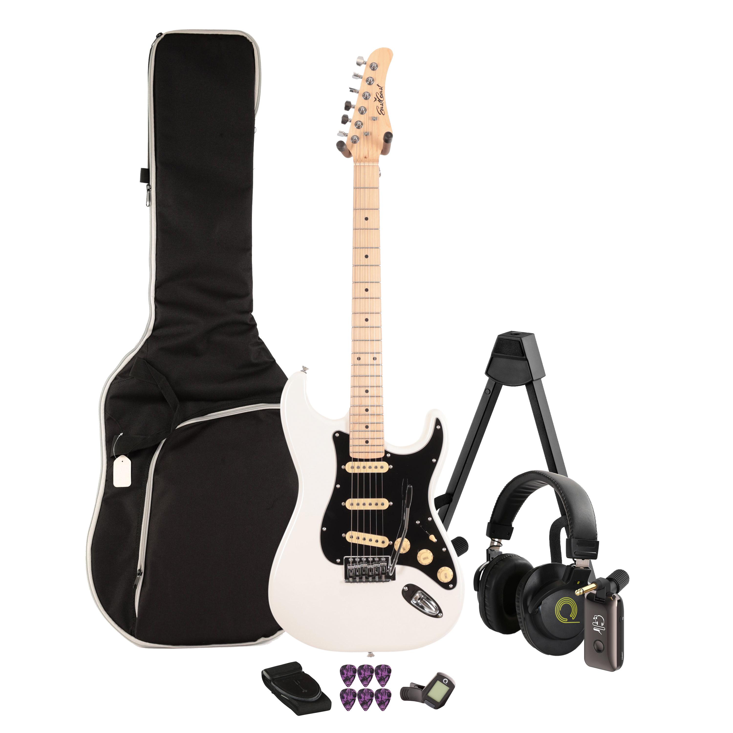 EastCoast ST1 Electric Guitar Silent Bundle in Pearl White with Headphone Amp & Accessories - _BUN-EC-ST1-PLW-SIL.jpg