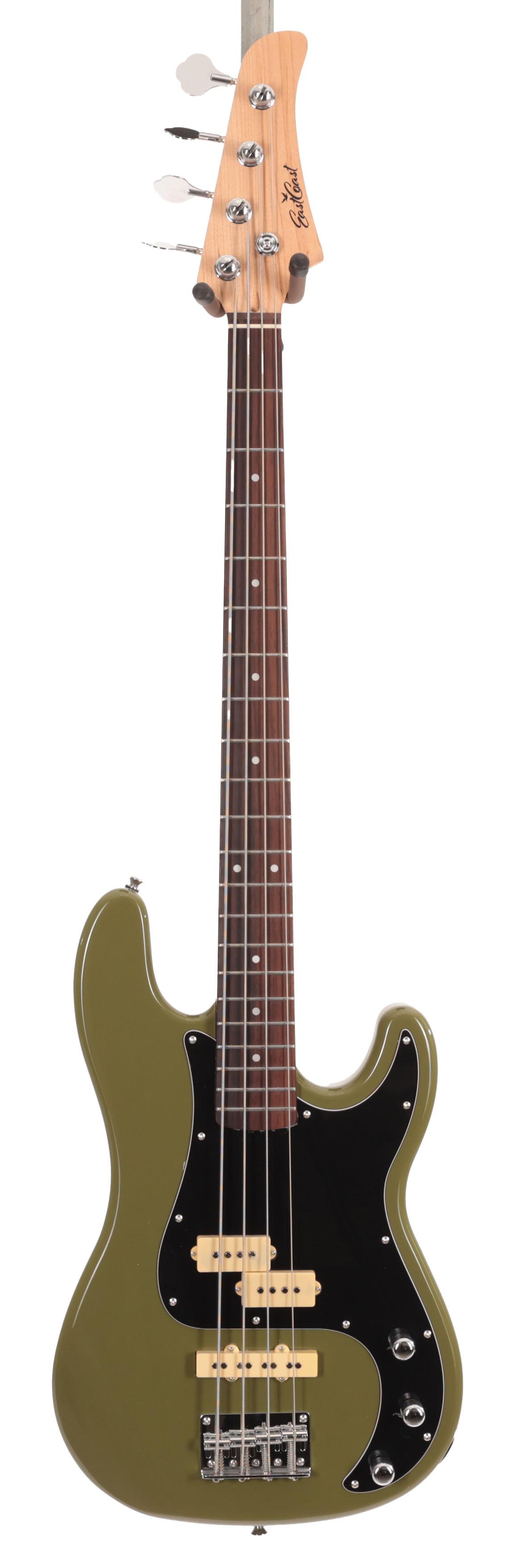 EastCoast PJ4 Bass Guitar Starter Pack in Drab Olive Green with 15w Amp & Accessories - EC-PJ4-OLV (3).jpg