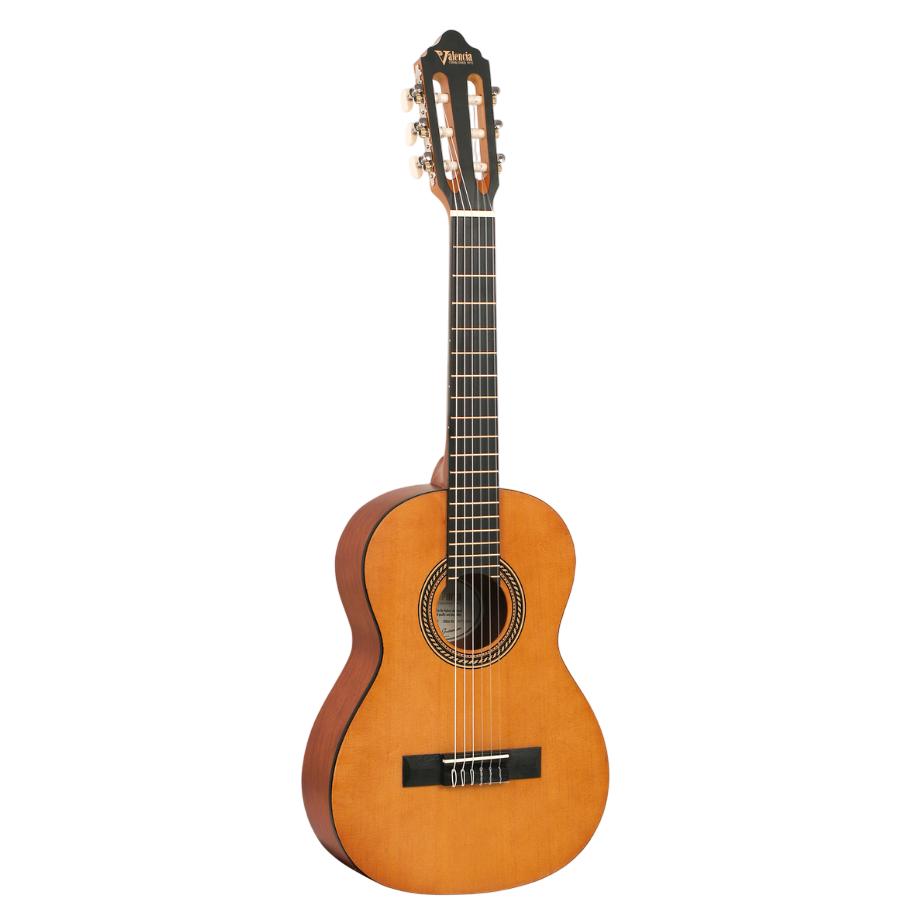 Valencia VC204HNA 4/4 Classical Guitar in Antique Natural with Narrow Neck - valencia-vc204hna-classical-guitar-hero.jpg