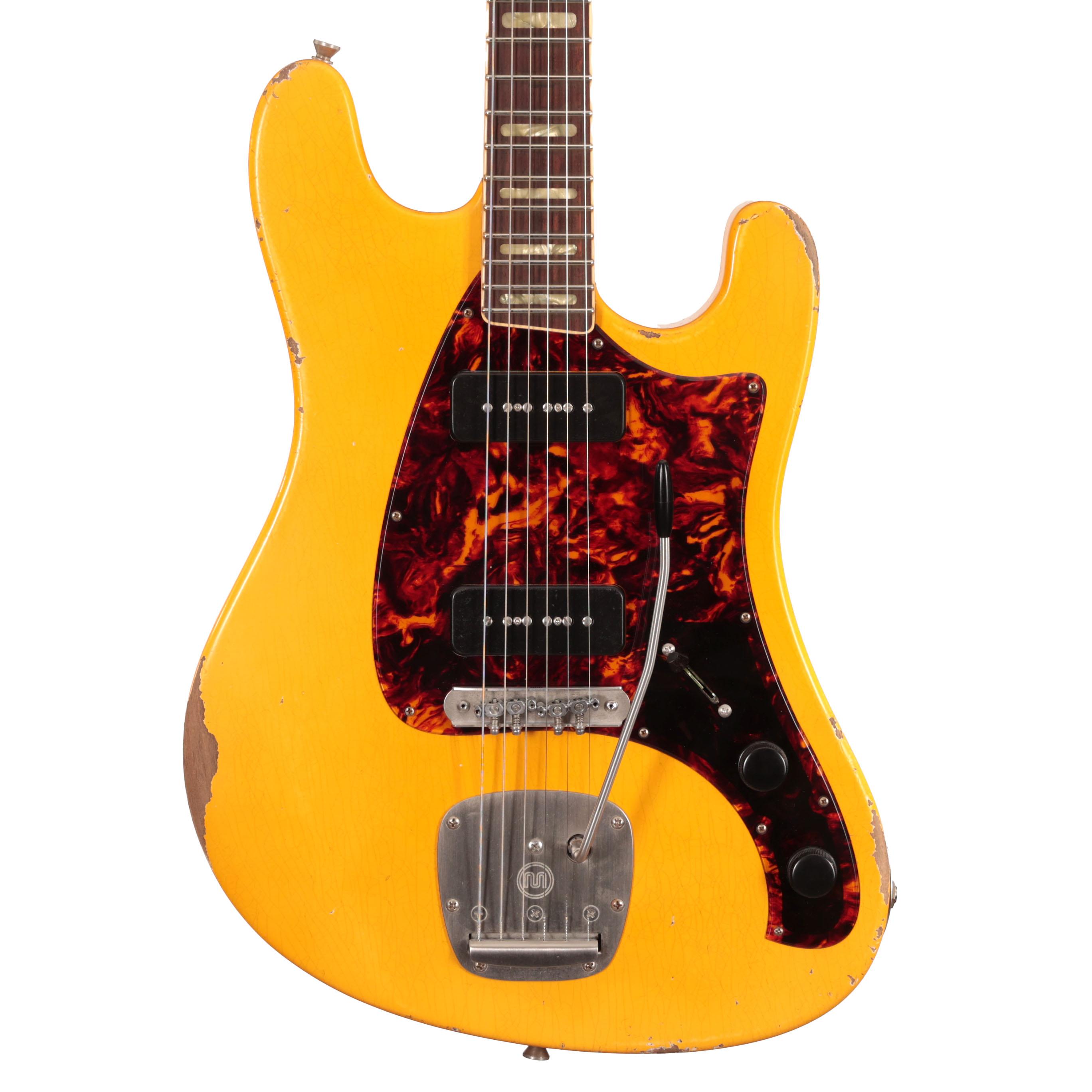 Castedosa Conchers Standard 25.5 Electric Guitar in Aged Casino Yellow - 388 (2).jpg