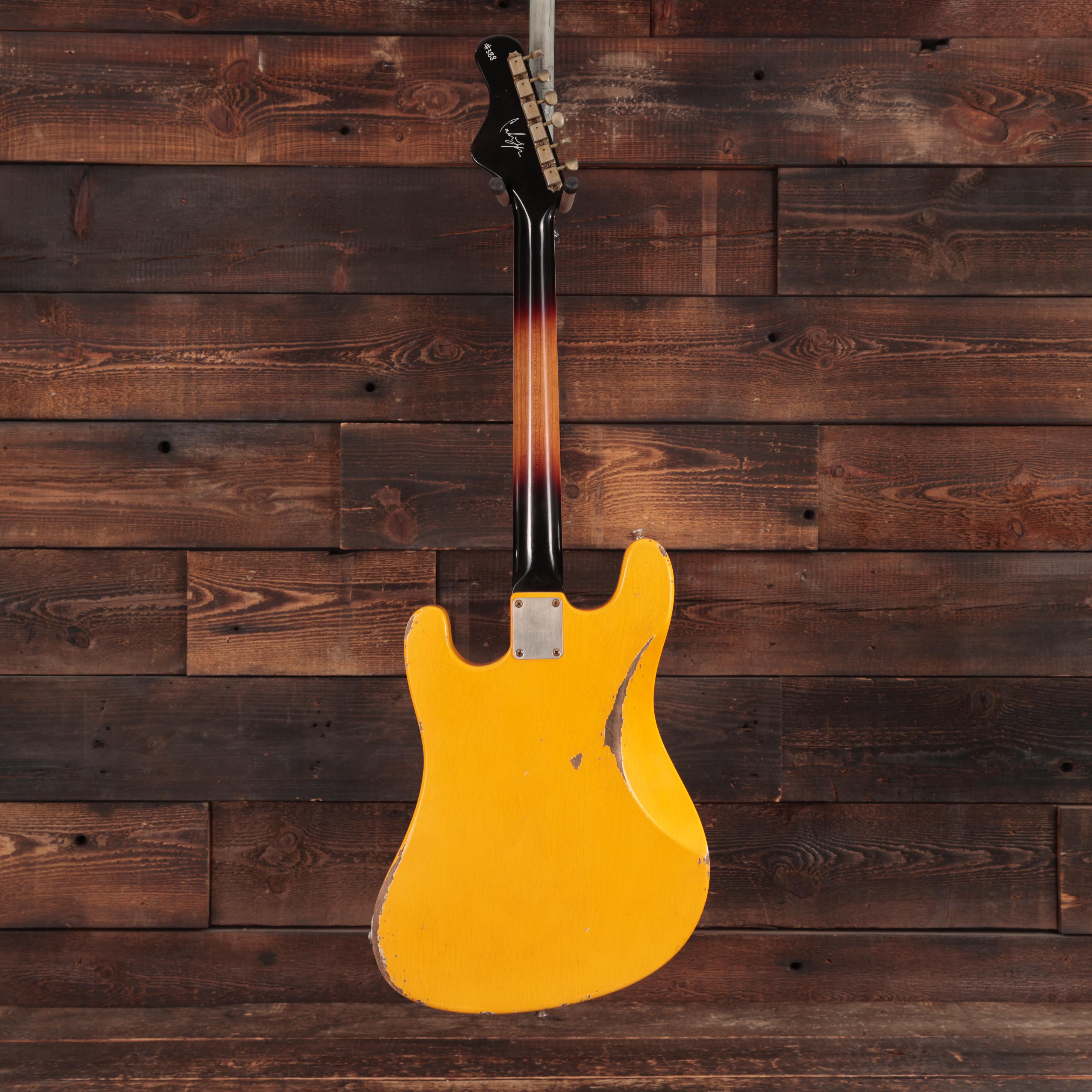 Castedosa Conchers Standard 25.5 Electric Guitar in Aged Casino Yellow - 388 (5).jpg
