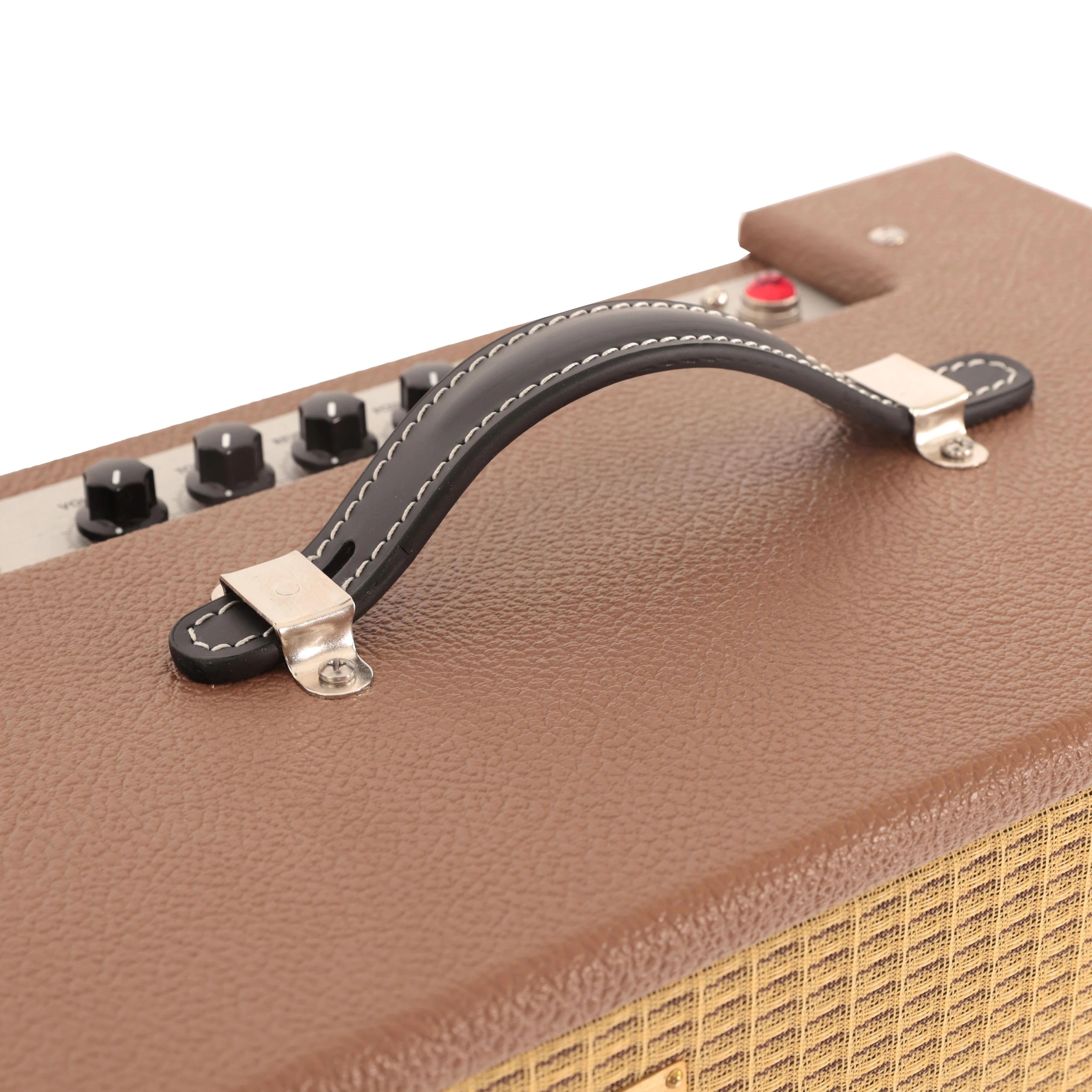 Benson Vinny Reverb 5W 1X10 Valve Amp Combo in Brown with Wheat Grille - IMGL8978.jpg
