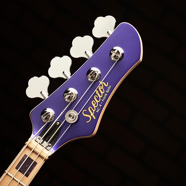 Spector Icon NC-4 Frank Bello Bass Guitar in Tina Rose - NC-4-Frank-Bello-Headstock-Front.jpg