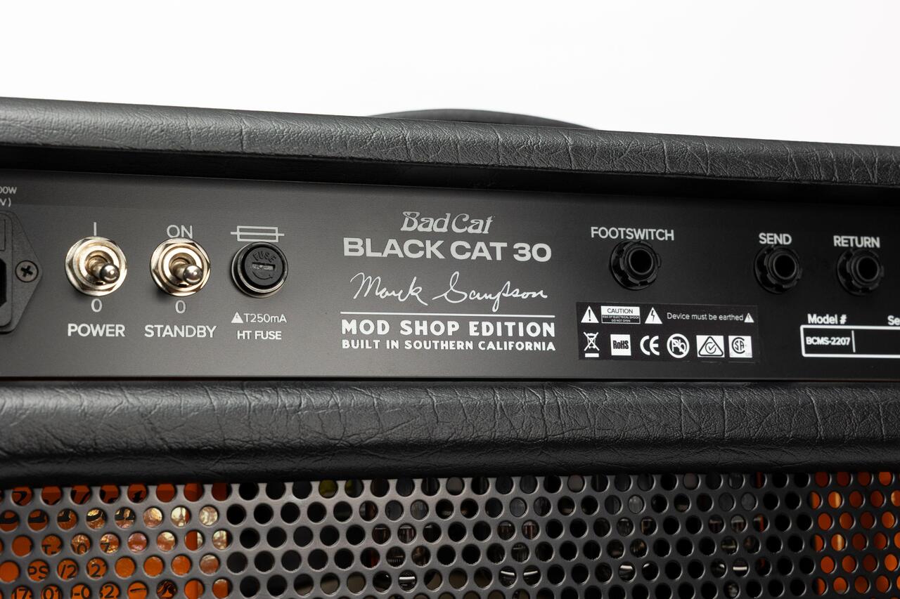 Bad Cat Mod Shop Black Cat 30 1x12 Valve Amp Combo - Andertons