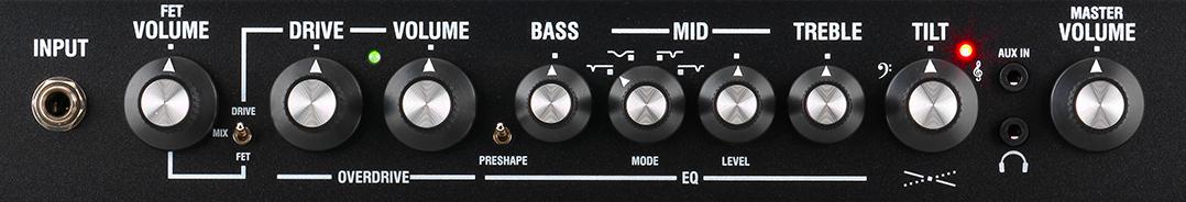 Laney Digbeth Foundry Series DBF200 1x15 Bass Guitar Combo  - DBF200_Panel.jpg