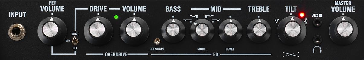 Laney Digbeth Foundry Series DBF100 1x12 Bass Guitar Combo  - DBF100_Panel.jpg