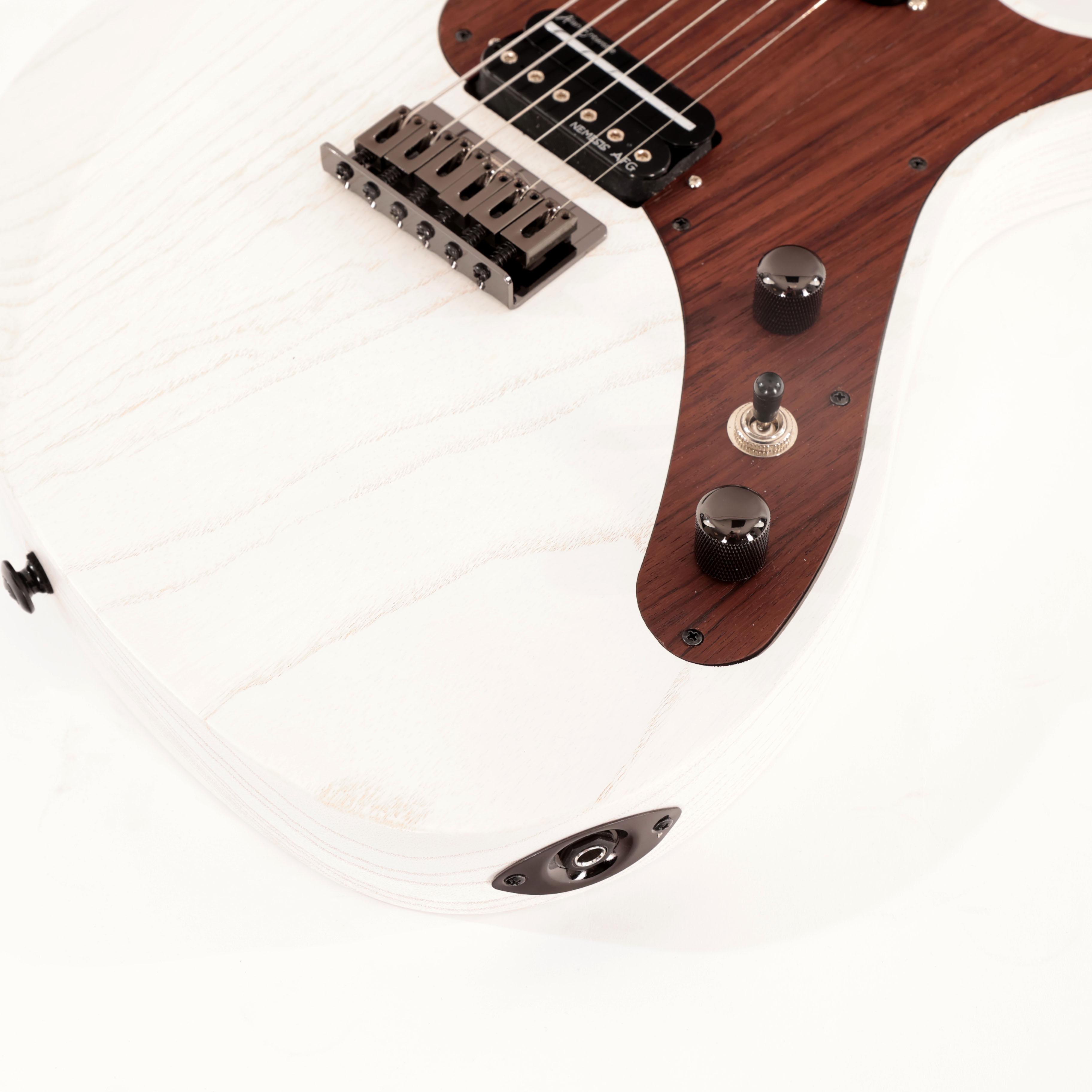 Soloking S408 Electric Guitar in White Stain with Rosewood Neck - S408-WHT (5).jpg