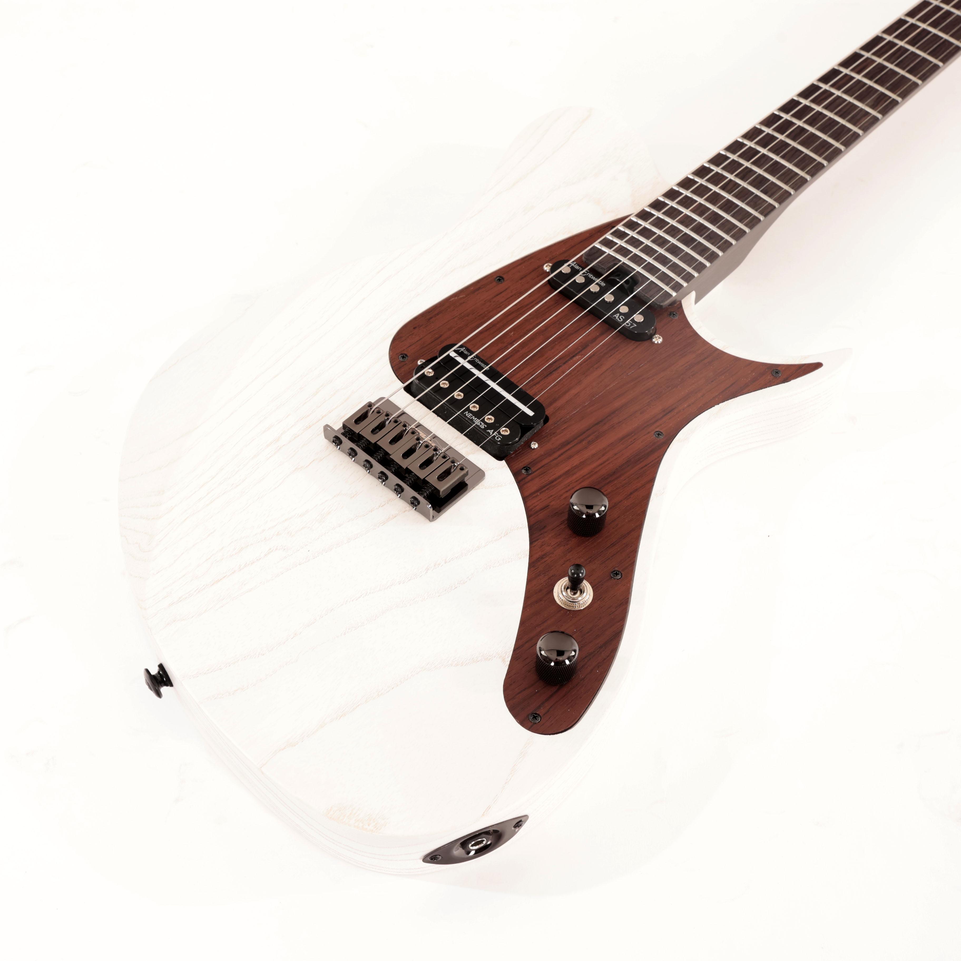 Soloking S408 Electric Guitar in White Stain with Rosewood Neck - S408-WHT (3).jpg