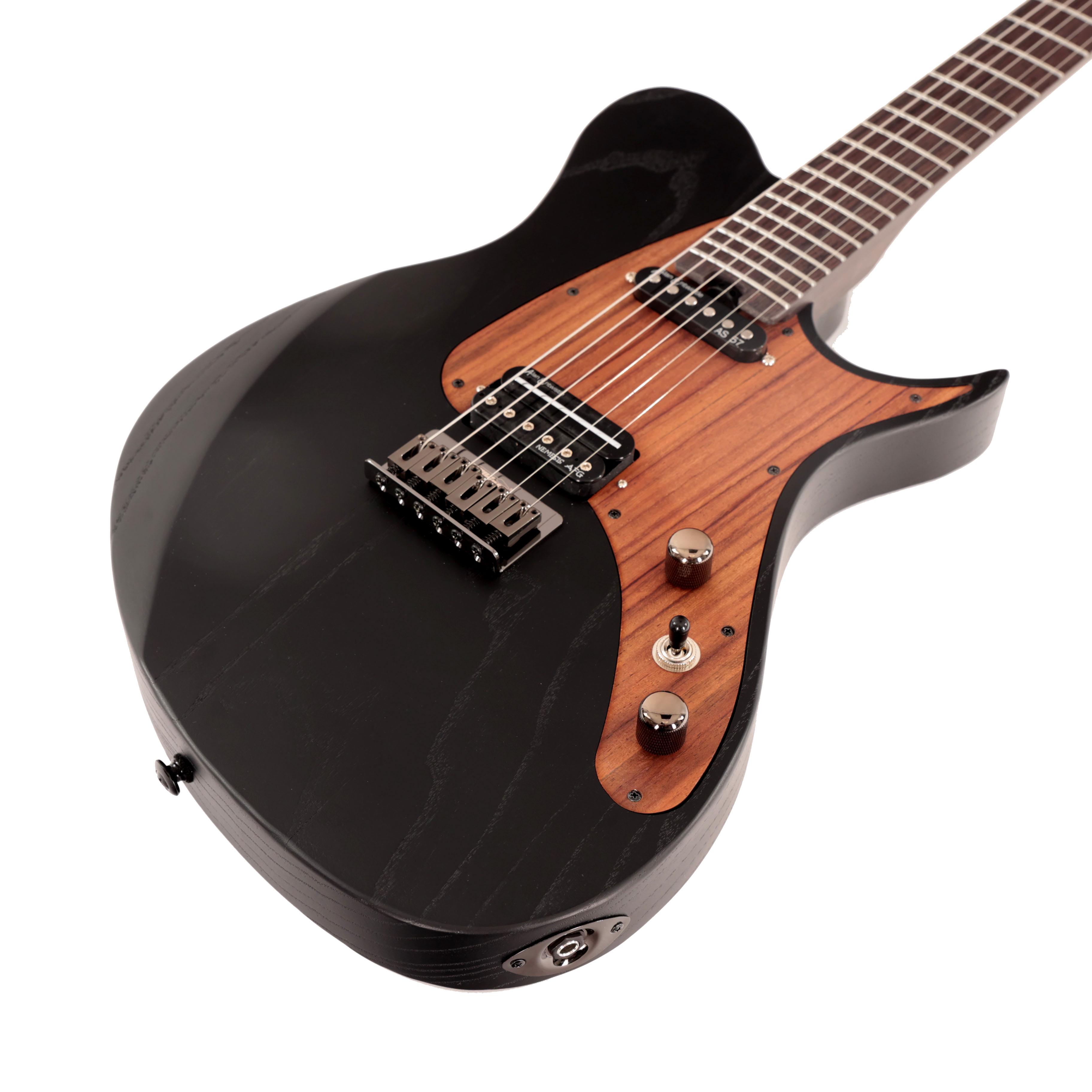 Soloking S408 Electric Guitar in Black Stain with Rosewood Neck - S408-BLK (4).jpg
