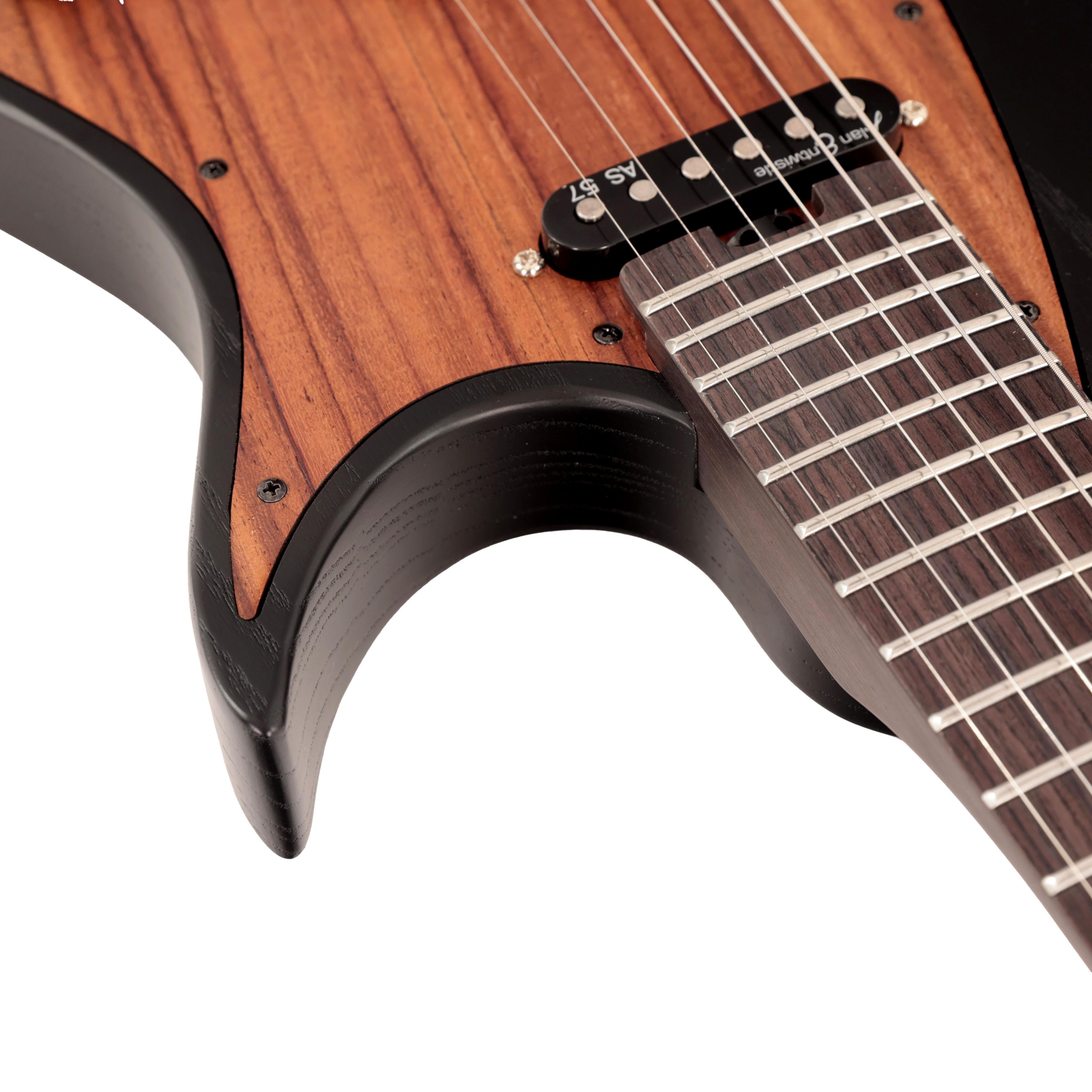 Soloking S408 Electric Guitar in Black Stain with Rosewood Neck - S408-BLK (8).jpg