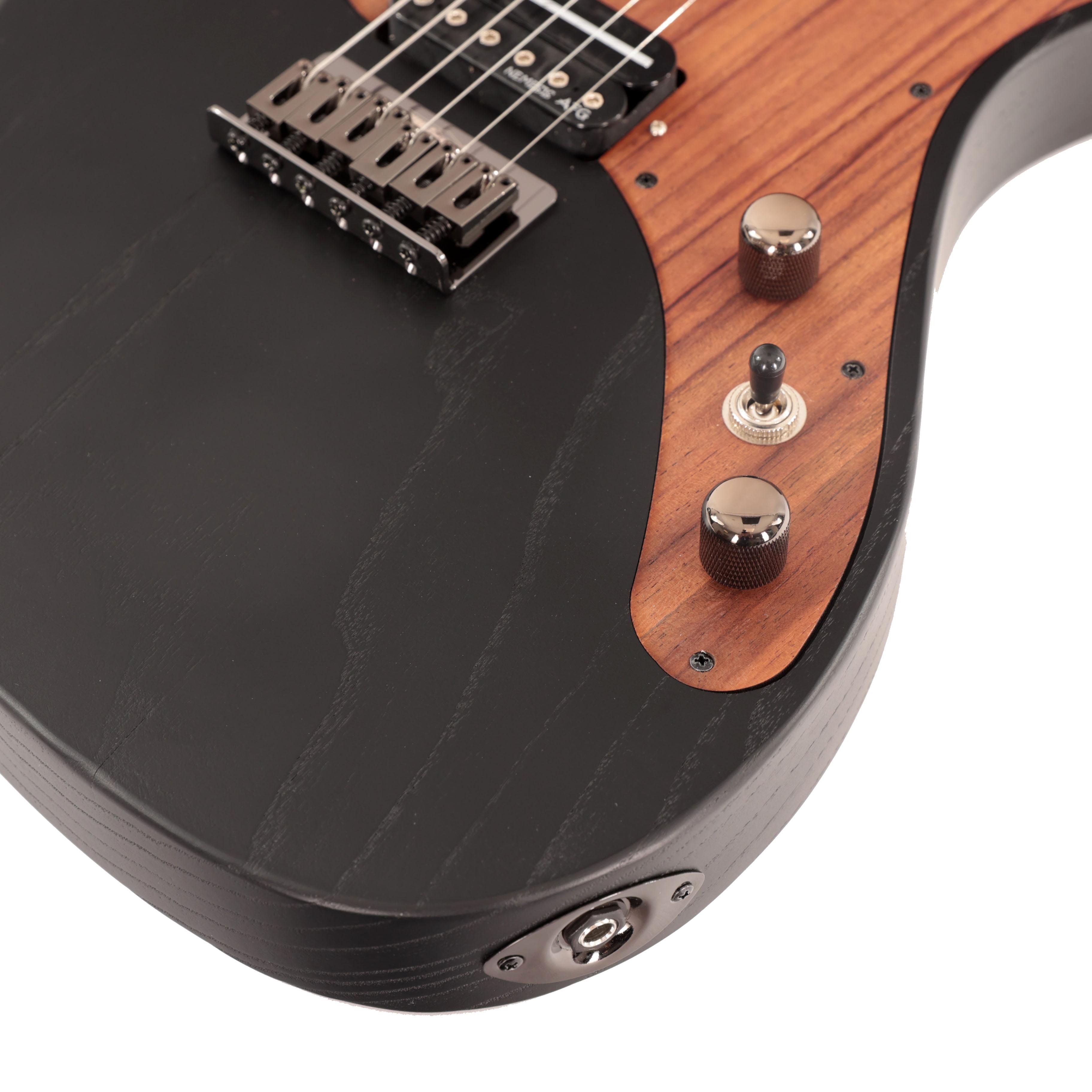 Soloking S408 Electric Guitar in Black Stain with Rosewood Neck - S408-BLK (6).jpg