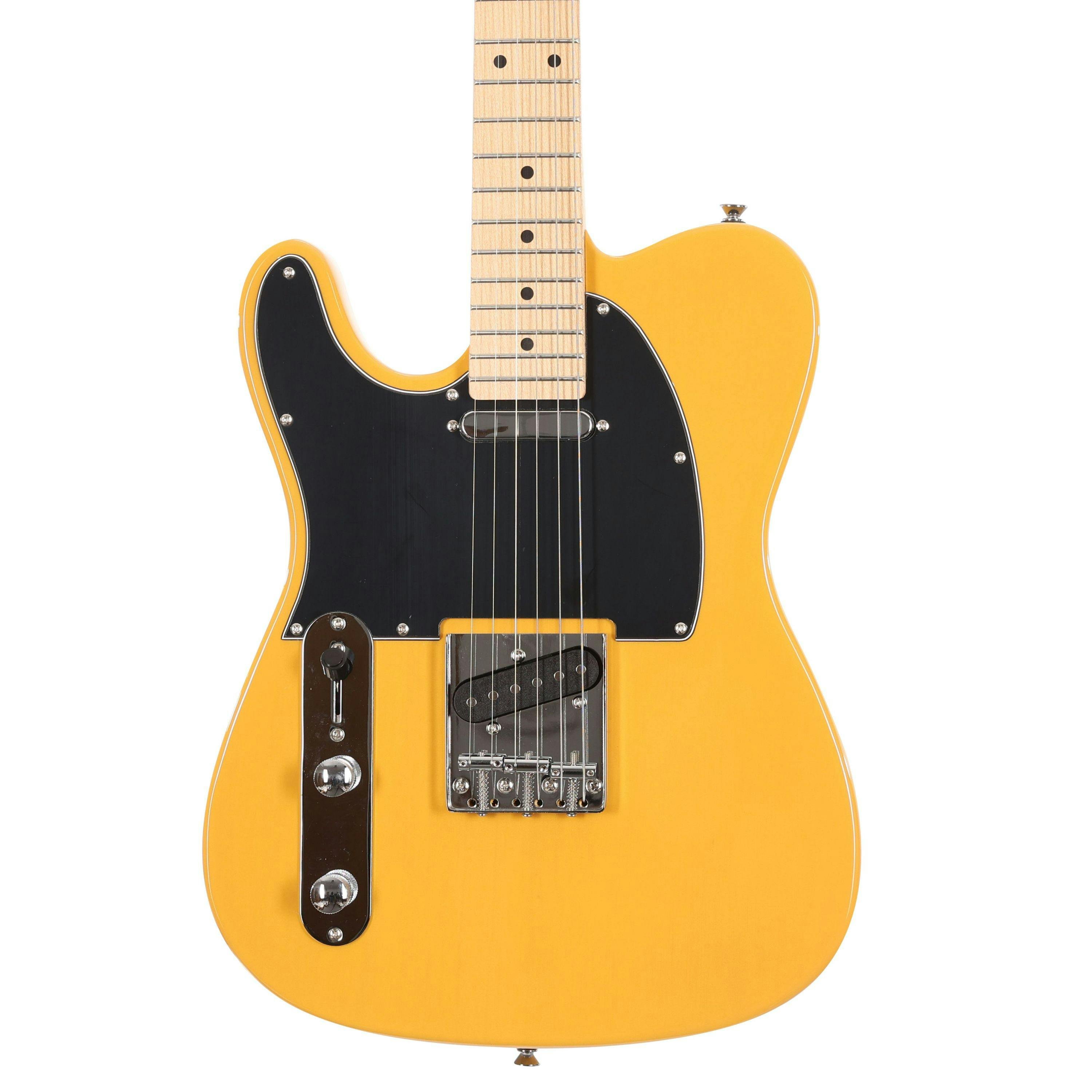 B Stock : Eastcoast T1 Left Handed Electric Guitar in Butterscotch Maple Fretboard 006 - EC-T1-BS-LH-1.jpg