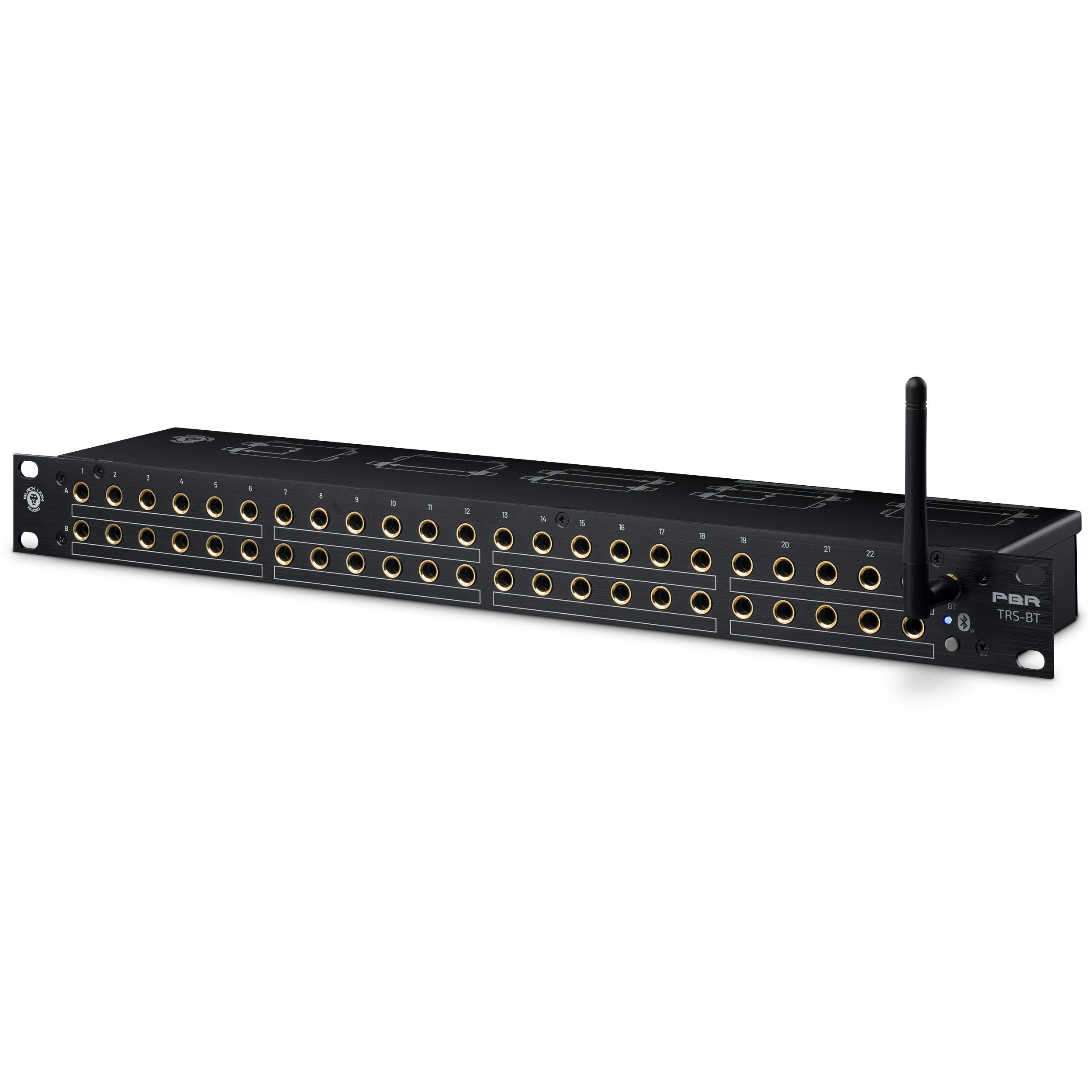 Black Lion Audio PBR TRS BT Bluetooth Patchbay - BL-PBRTRSBT-Black-Lion-Audio-PBR-TRS-BT-34-Left.jpg